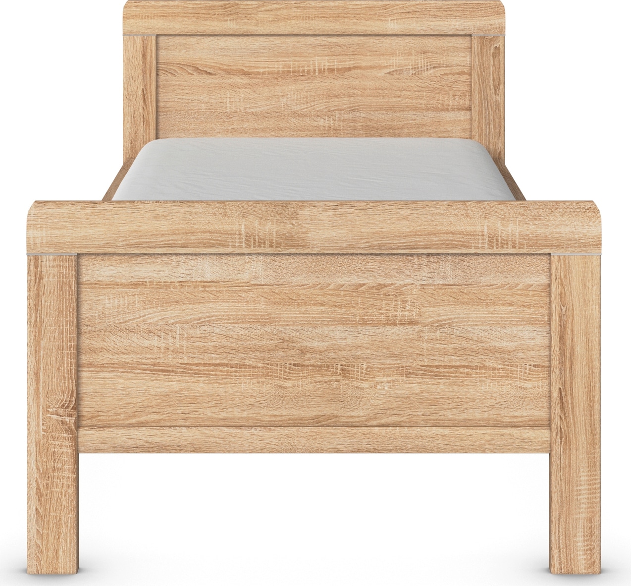 rauch Bett »Bett Einzelbett Stollenbett EVELYN« in Komforthöhe aus Holzwerkstoff in elegantem Stil MADE IN GERMANY