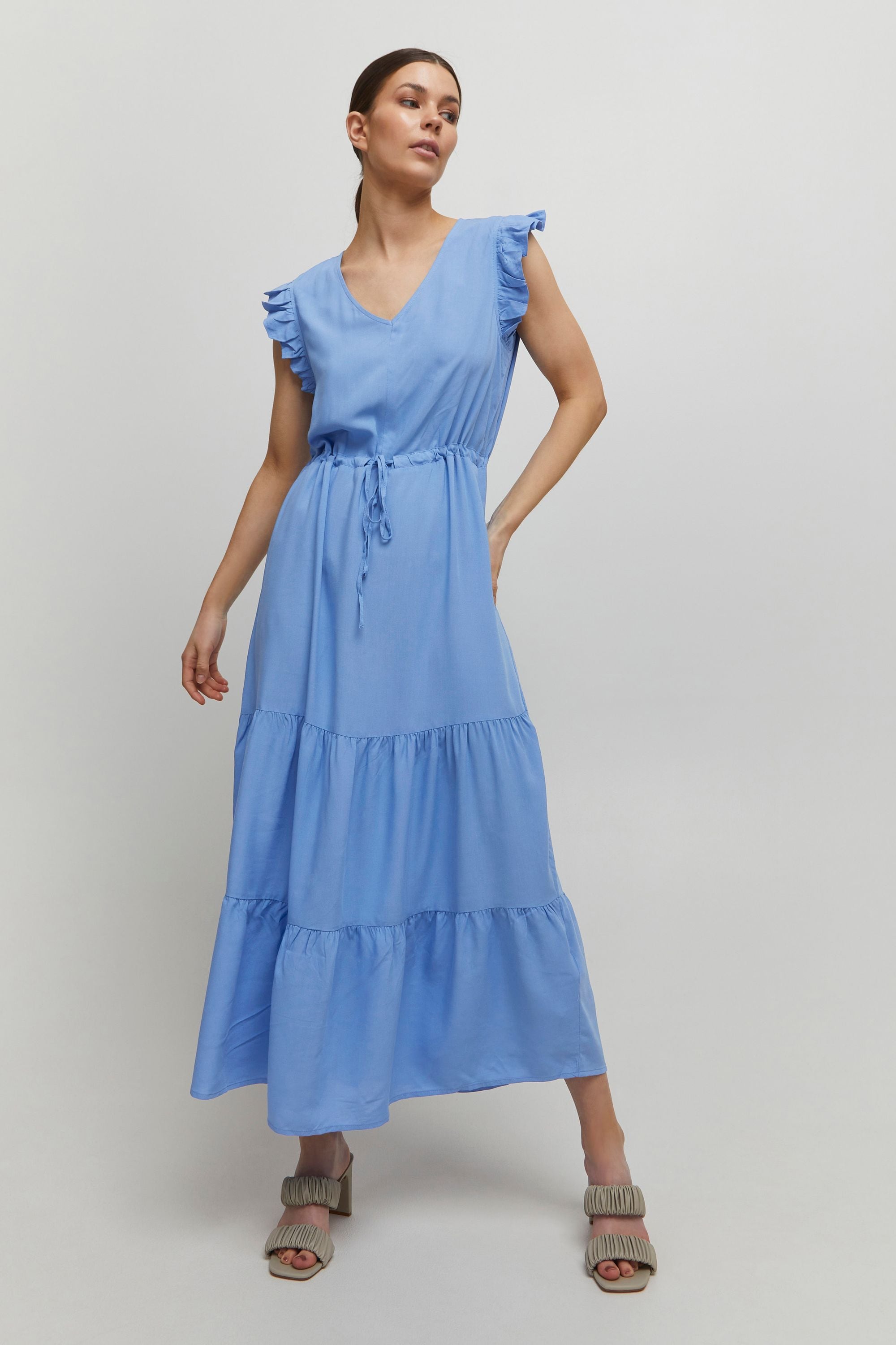 b.young Midikleid BYMMJOELLA FRILL DRESS -20811219 günstig online kaufen