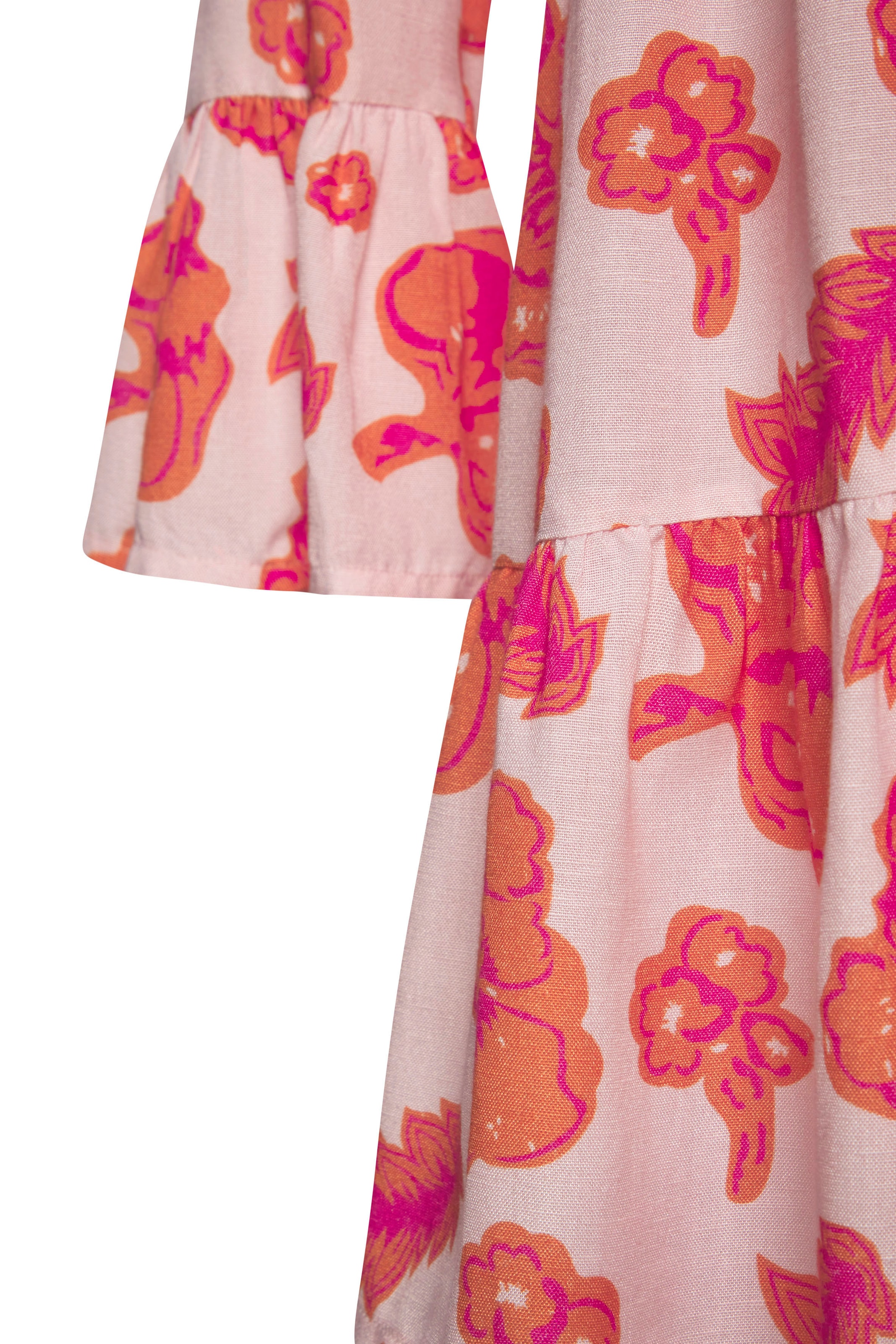 LASCANA Longbluse mit modischen Volants