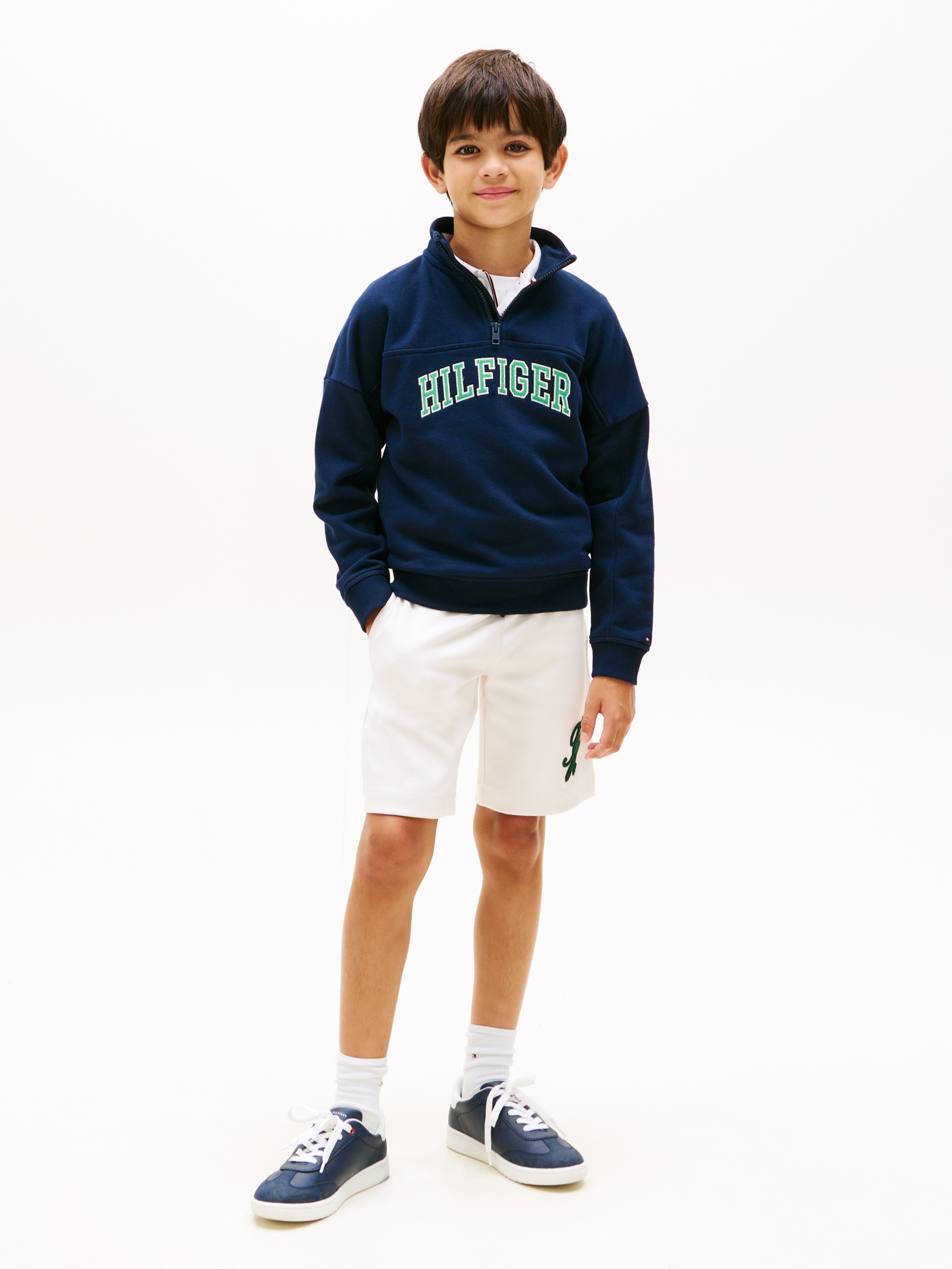 Thumbnail - Tommy Hilfiger Sweatshirt "HILFIGER VARSITY ZIP SWEATSHIRT", Kinder bis 16 Jahre, regular fit