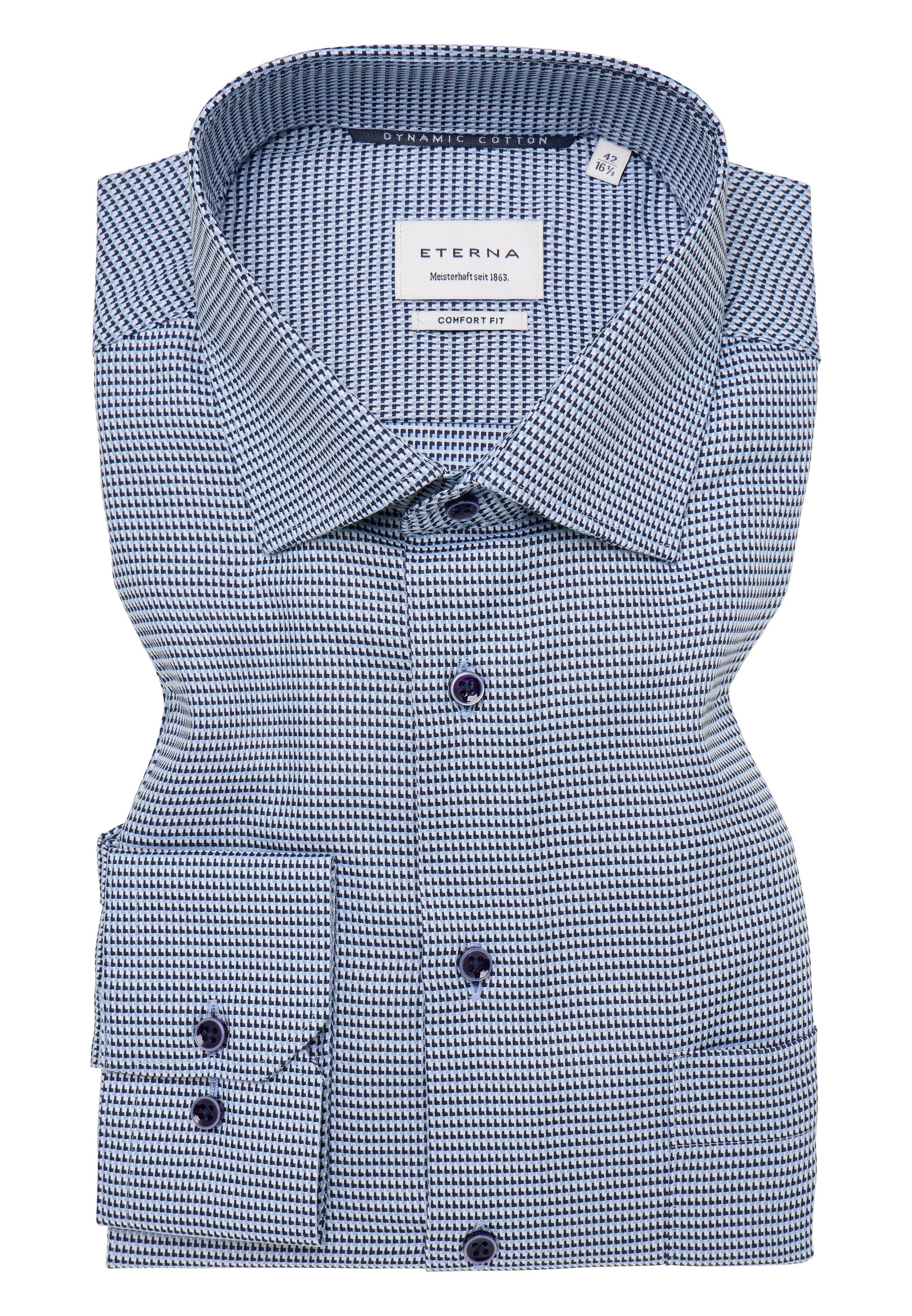 Eterna Langarmhemd »COMFORT FIT«, NON IRON (bügelfrei)