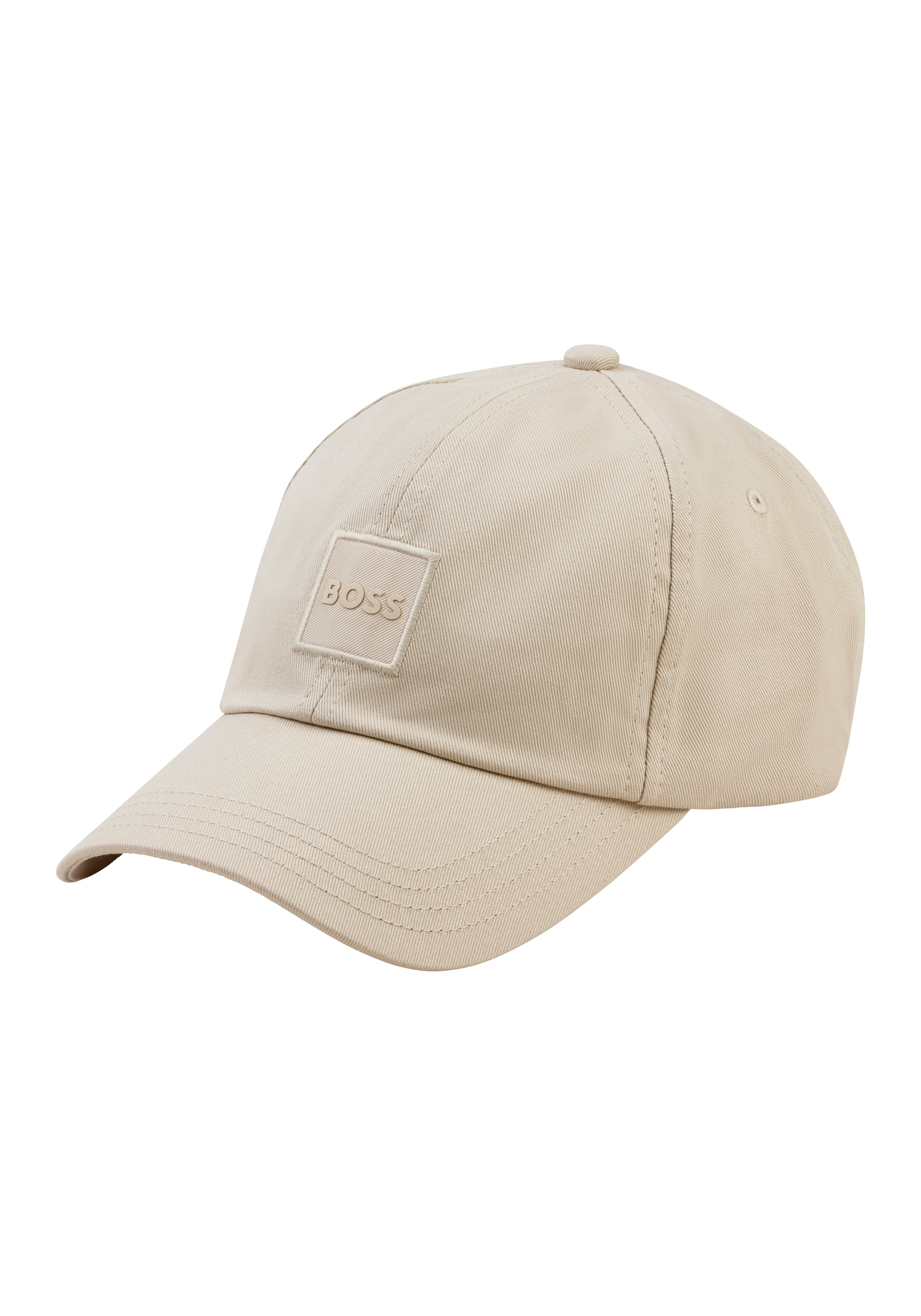 BOSS ORANGE Fitted Cap »Derrel-PL«, mit Slogan Stickerei, Icon Detail, Weite verstellbar