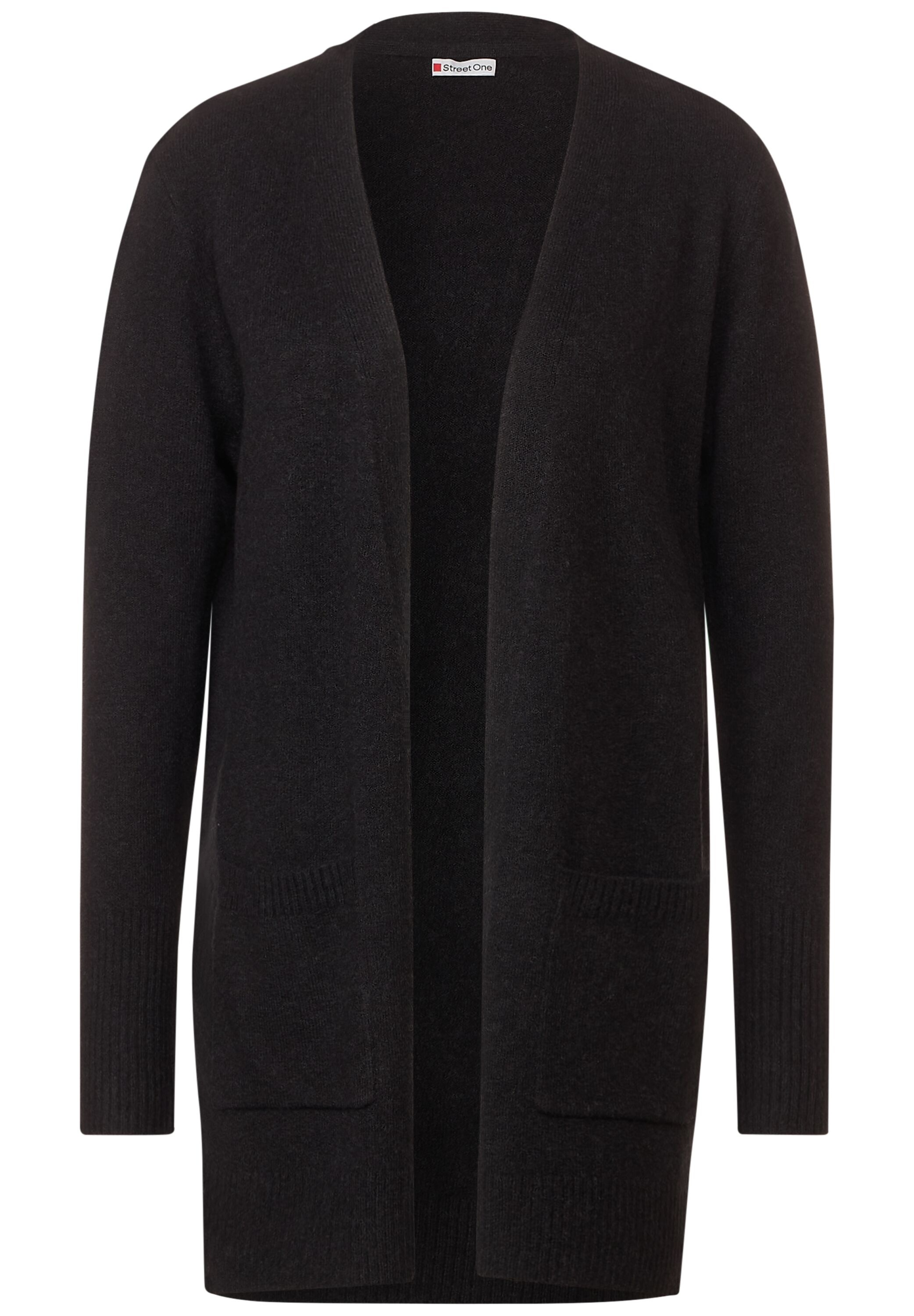 STREET ONE Longstrickjacke, verschlusslos