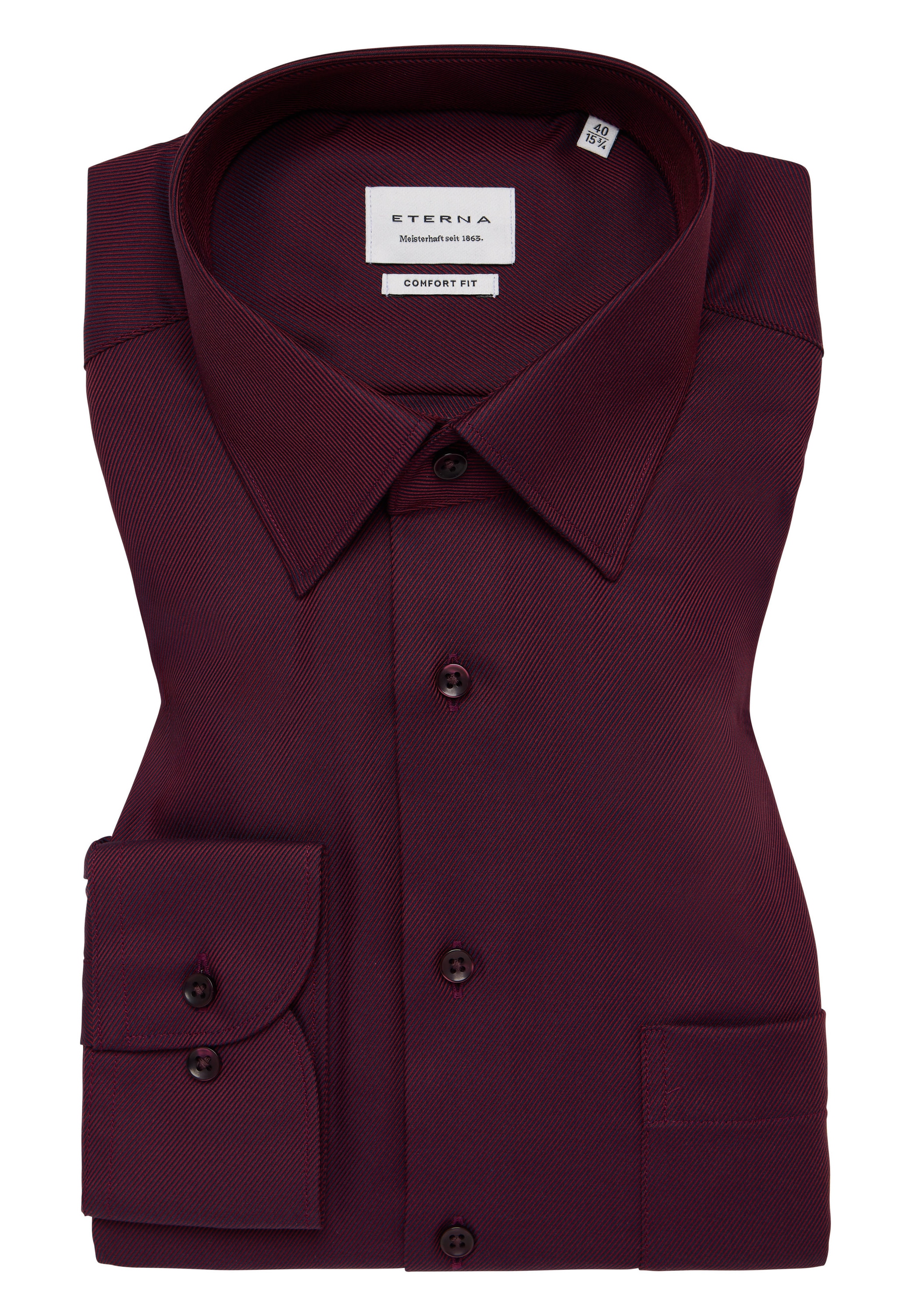 Eterna Langarmhemd »COMFORT FIT« NON IRON (bügelfrei)