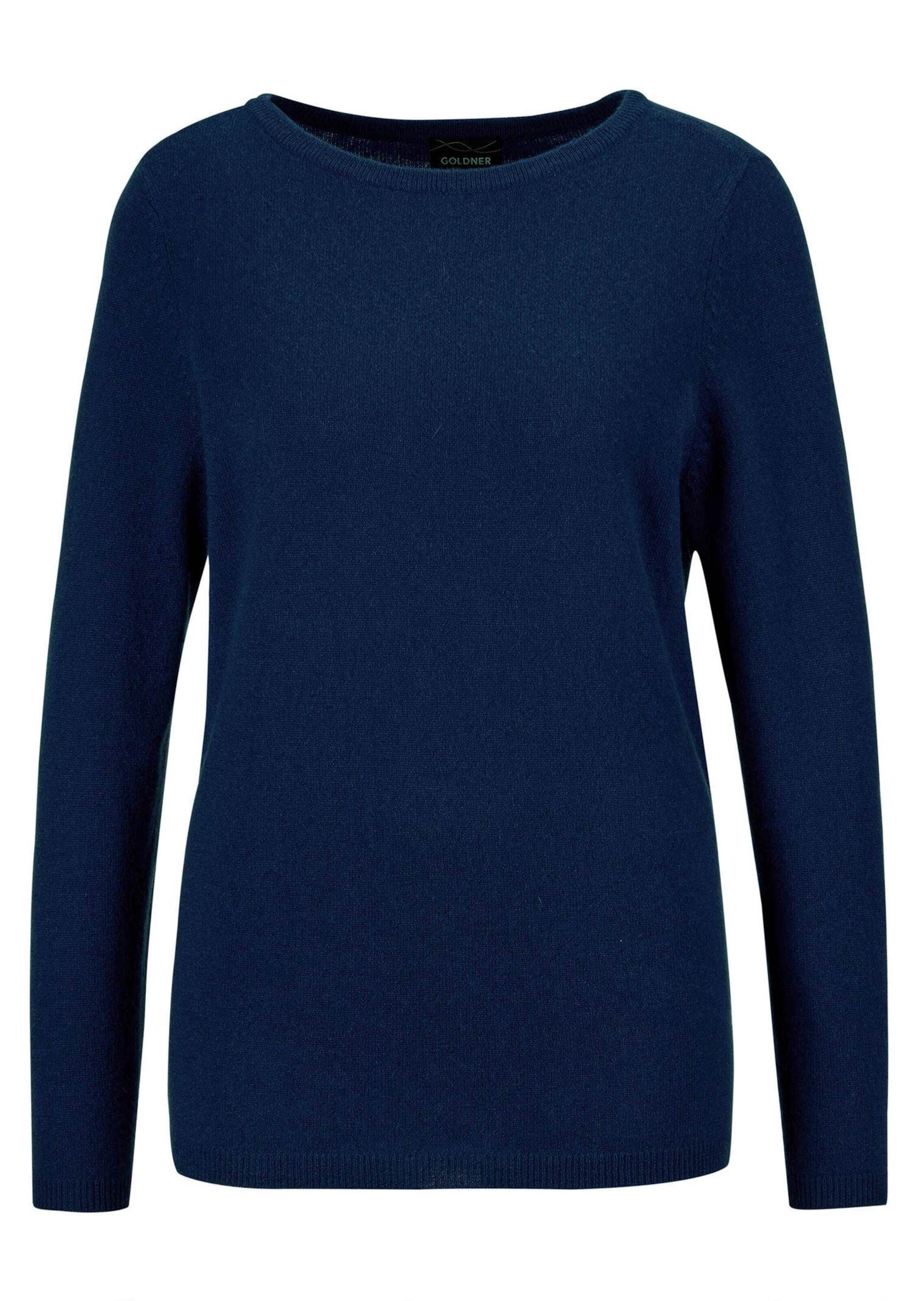 GOLDNER Strickpullover "Feinstrickshirt mit U-Boot-Ausschnitt" keine/nicht relevant
