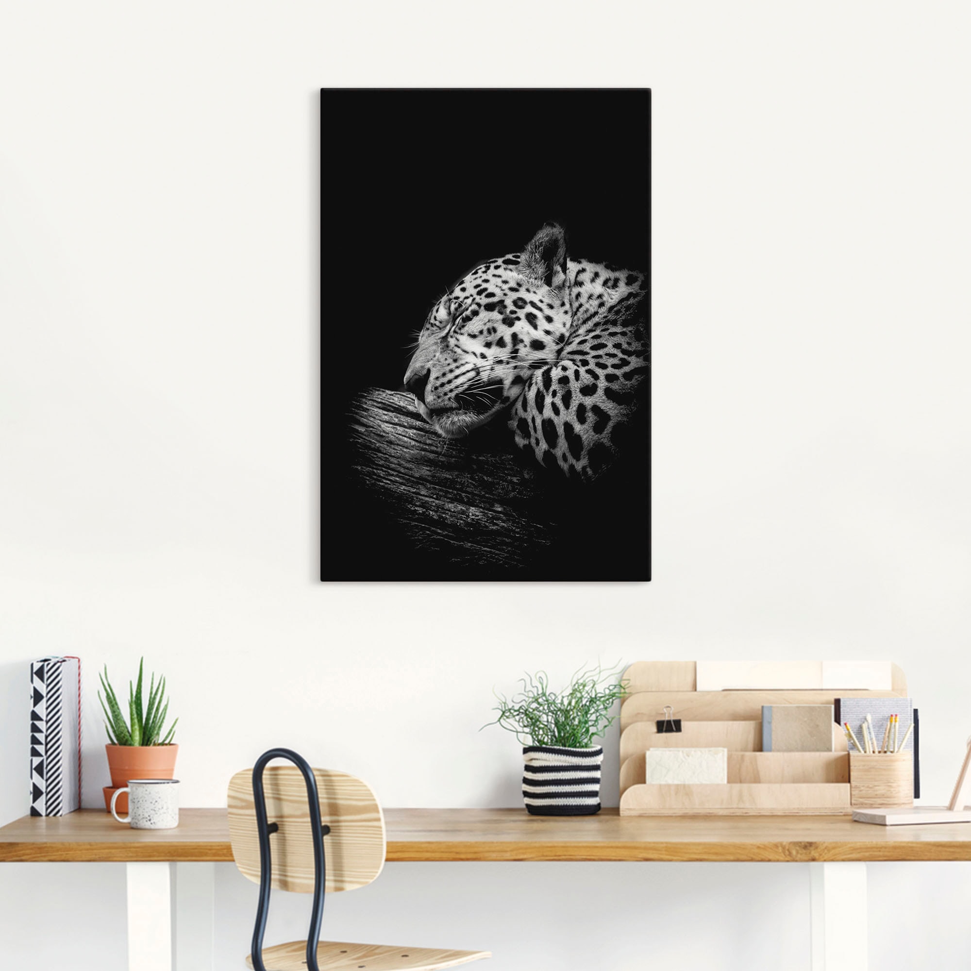 Artland Wandbild »Der schlafende Jaguar«, Wildtiere, (1 St.), als Alubild,  Leinwandbild, Wandaufkleber oder Poster in versch. Größen bestellen | BAUR