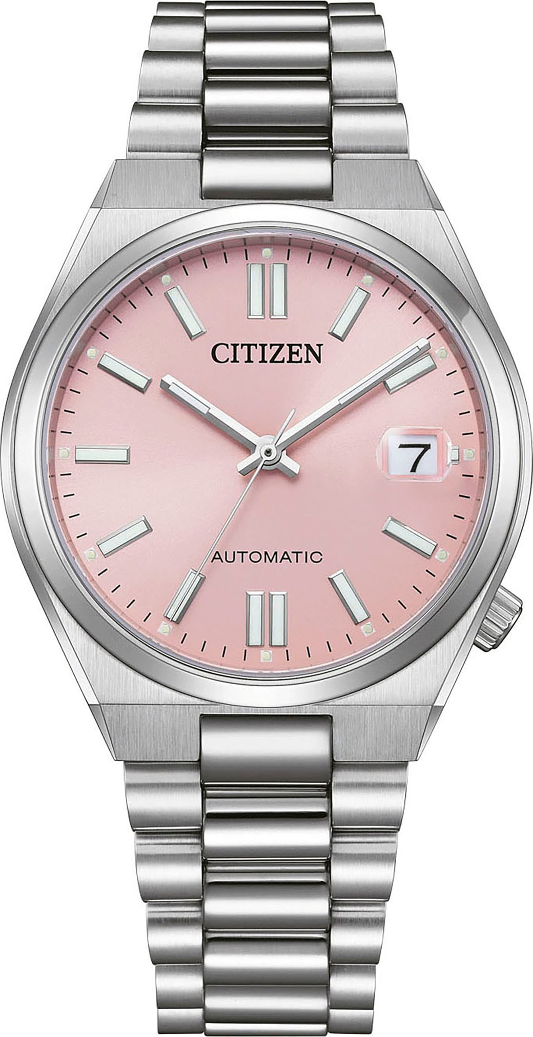 Citizen Tsuyosa 37mm Automatikuhr Silber Rosa 6