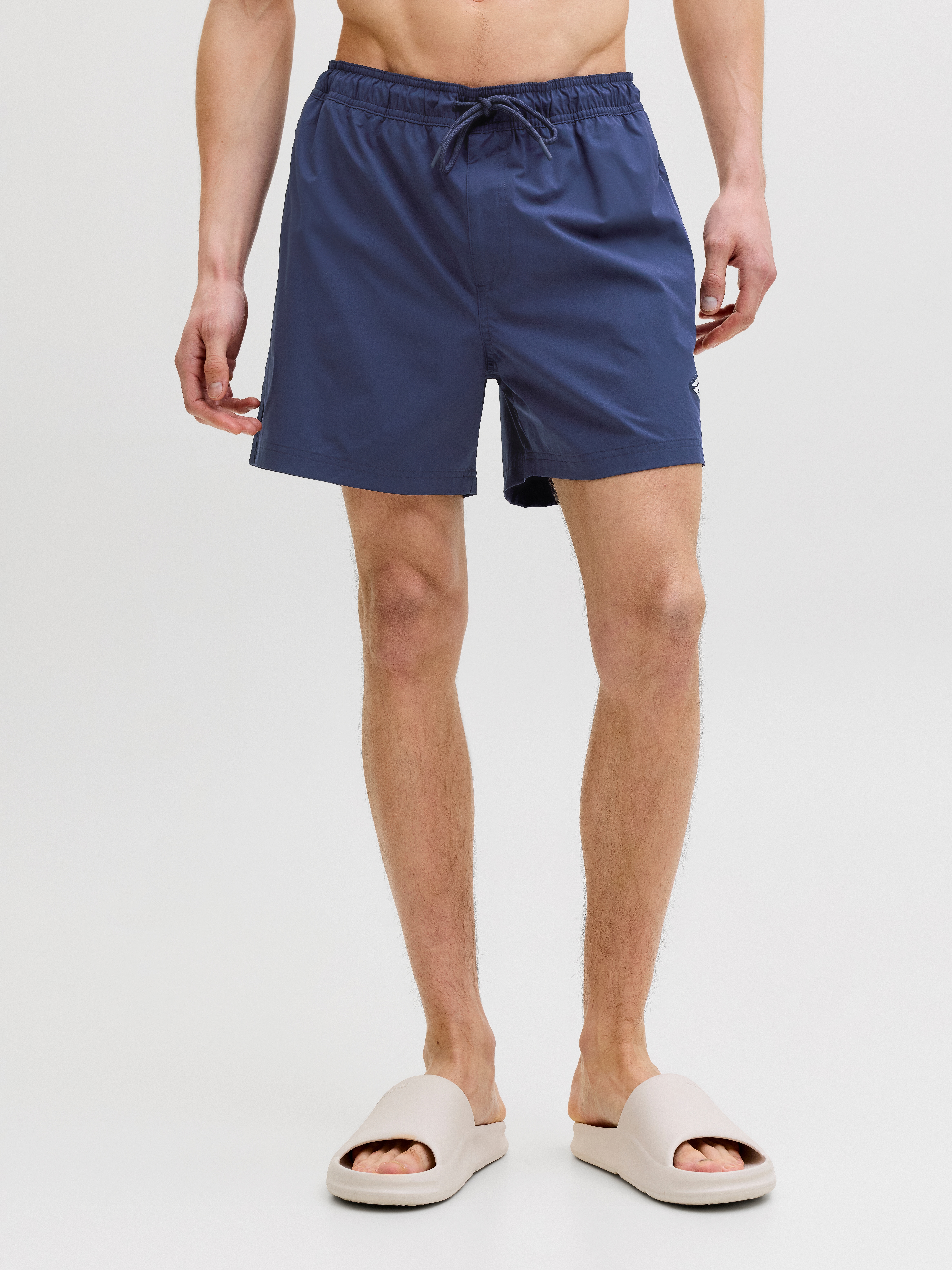 Jack & Jones "JPSTMAUI TROPIC SOLID SWIM SHORTS SN" Kunstfaser, normal geschnitten