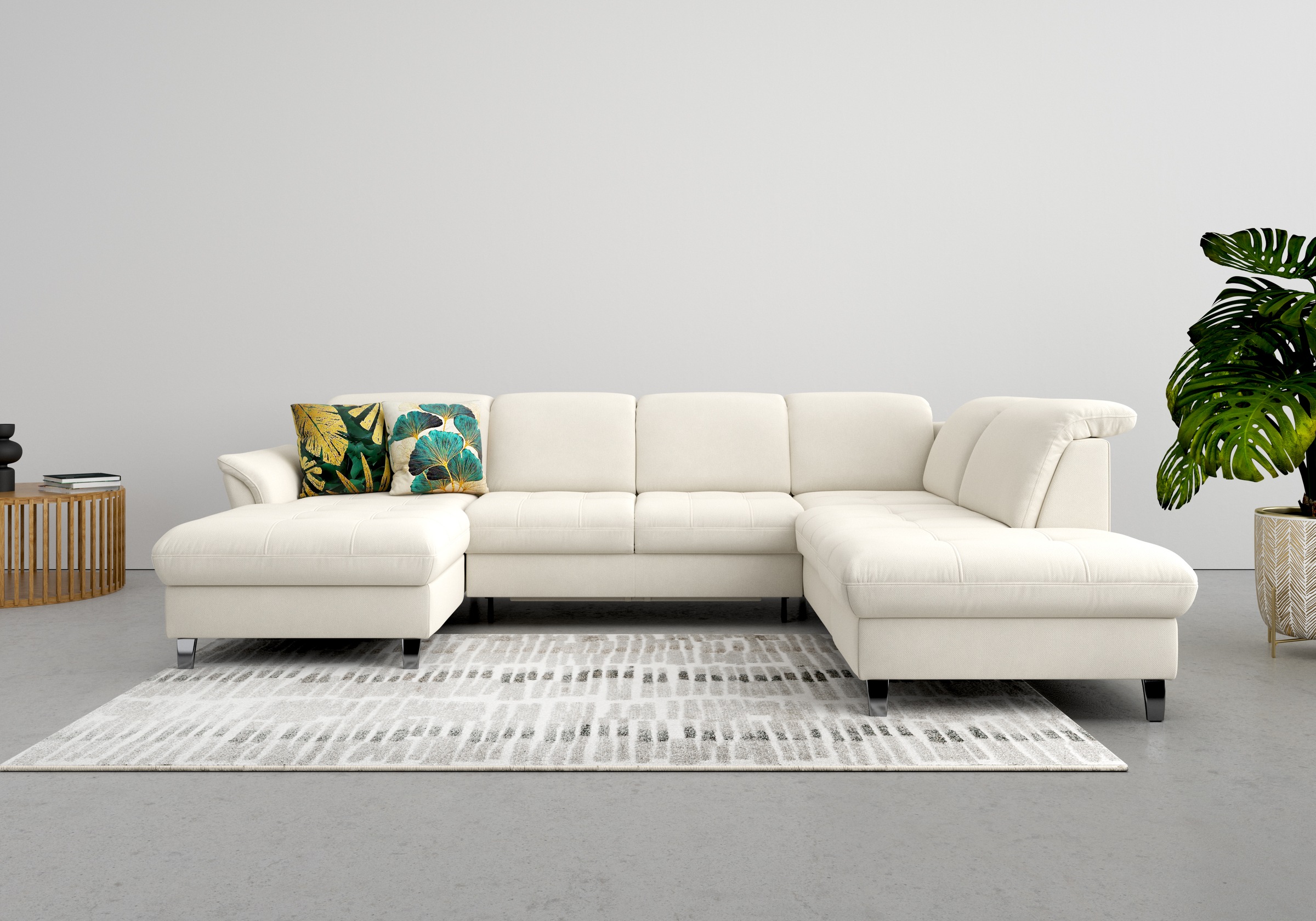 sit&more Wohnlandschaft "Maggiore U-Form" wahlweise mit Kopfteilverstellung günstig online kaufen