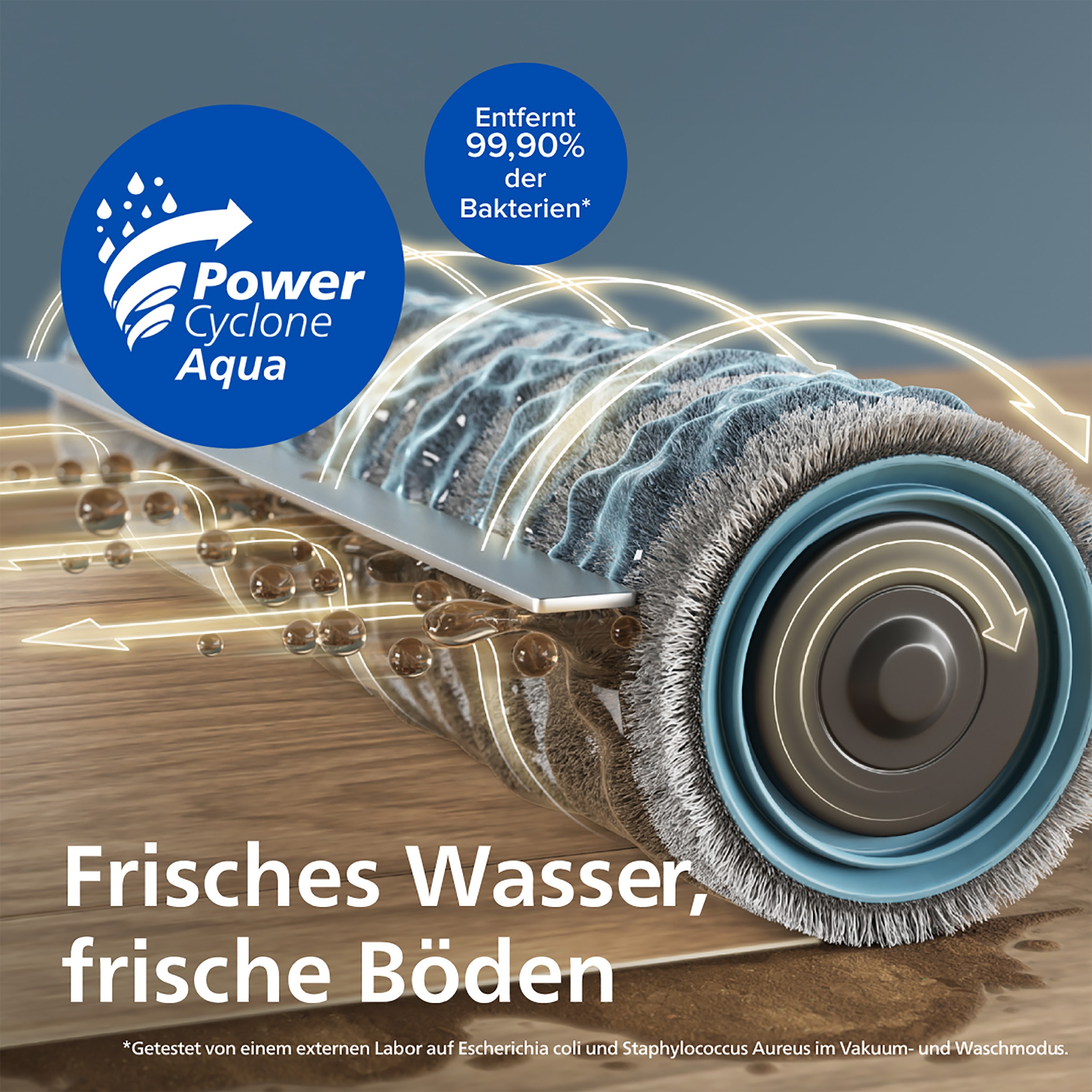 Philips Wischtuchwalze »Wischtuchwalze XV1491/10 für HomeRun Saug- & Wischroboter 9000 Series«, (2 tlg.), für alle Böden geeignet