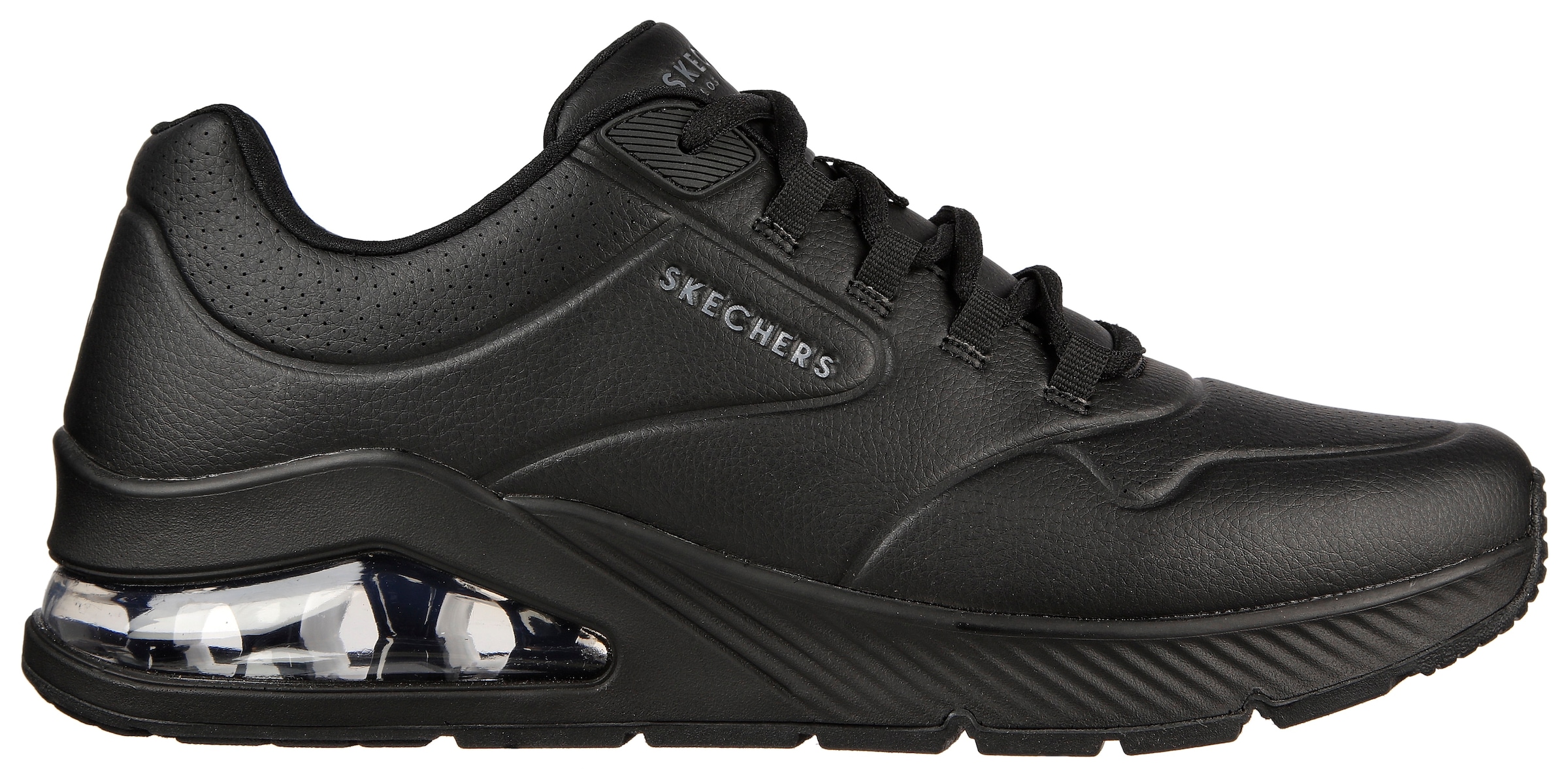 Skechers Sneaker »UNO 2«, im monochromen Look, Freizeitschuh, Halbschuh, Schnürschuh