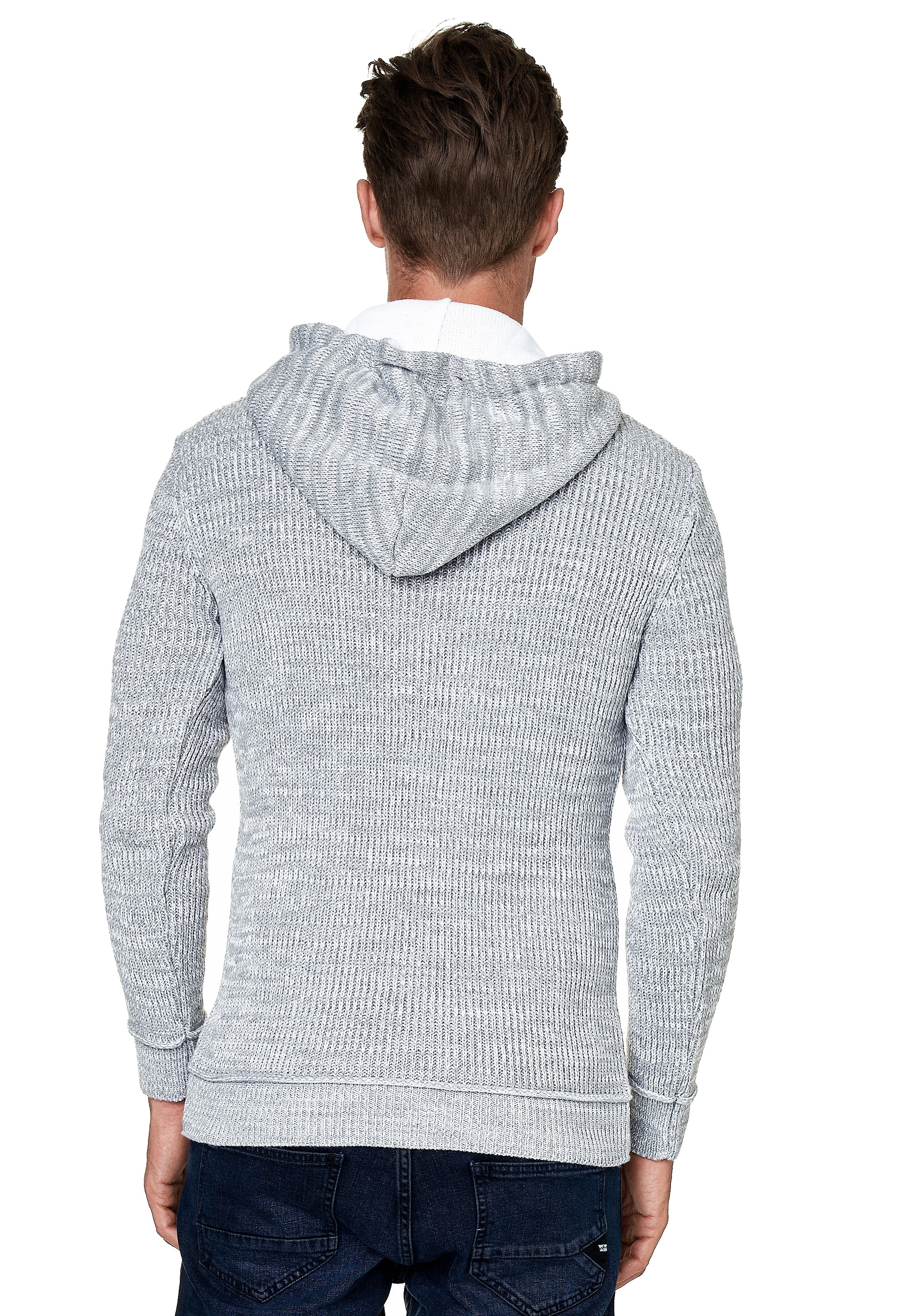 Rusty Neal Kapuzensweatshirt, mit stylischem Ausschnitt