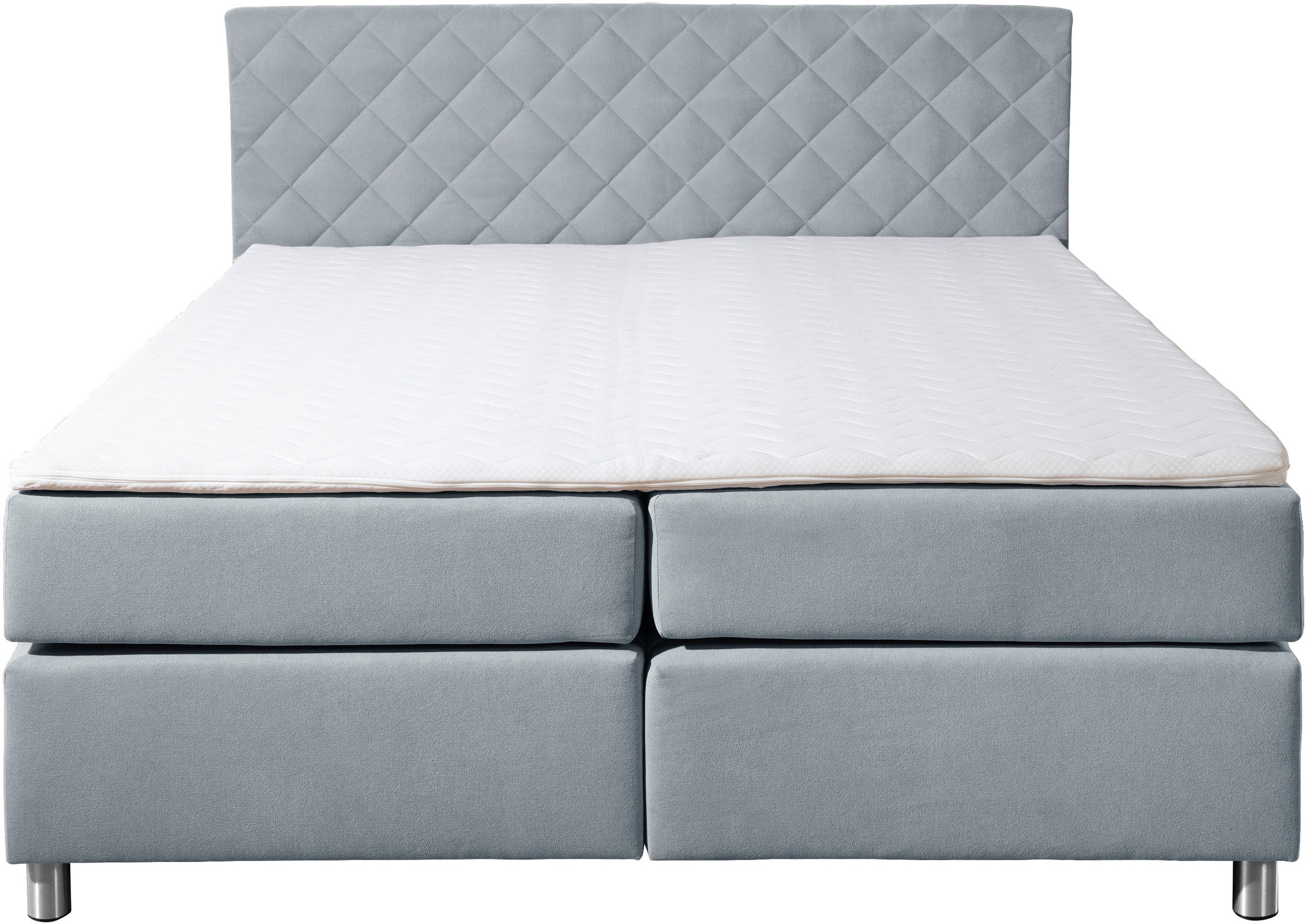 Leonique Boxspringbett »Bernard, in verschiedenen Breiten«, inkl. Topper, Matratze in H2, H3 oder H4 erhältlich