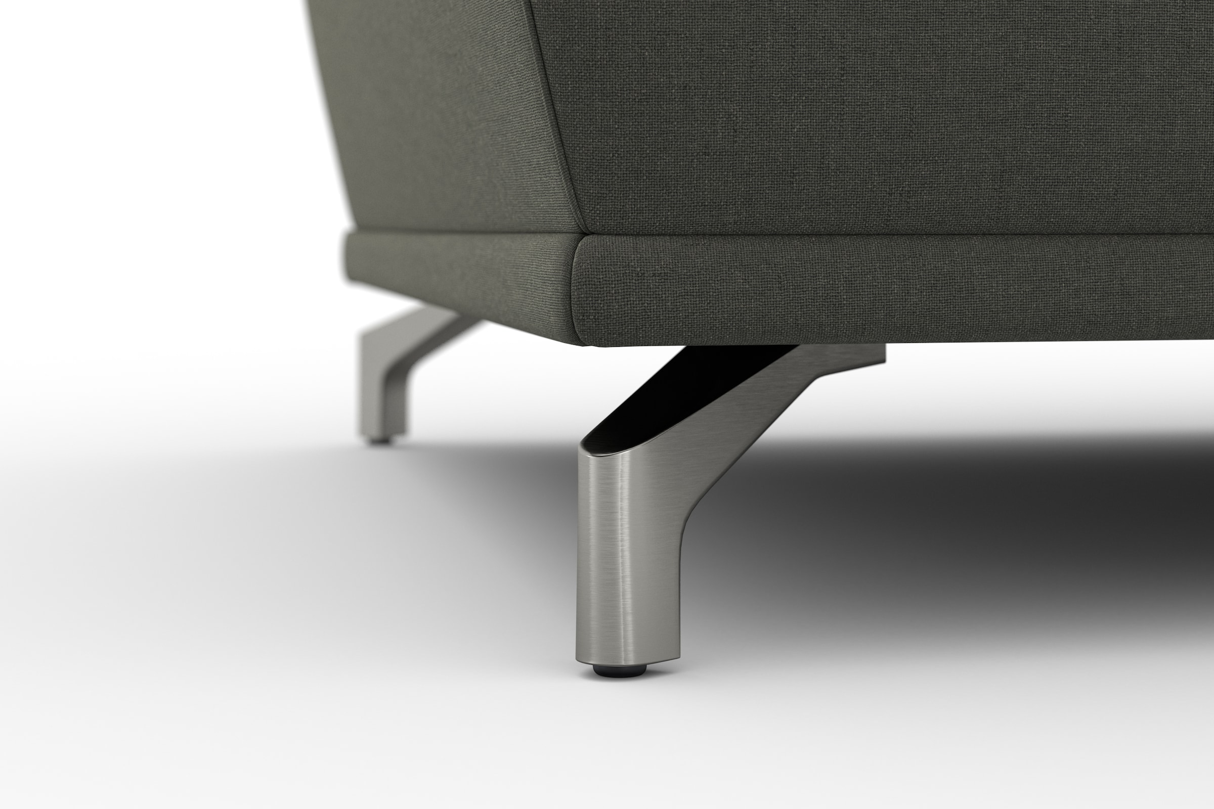 sit&more Ecksofa »Cabrio L-Form, mit Sitztiefenverstellung, Arm- und Kopfteilverstellung«, 2 Nierenkissen, Federkern, optional Bettfunktion und Stauraum