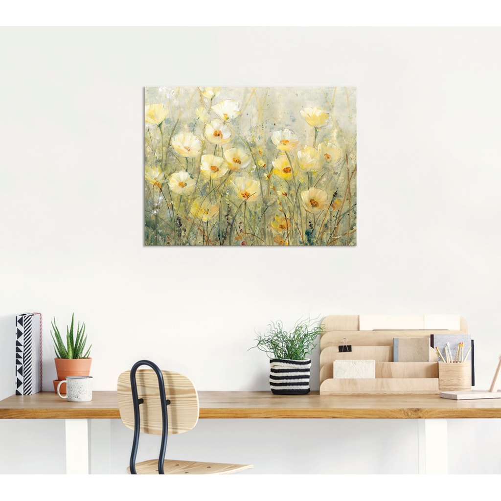 Artland Wandbild »Sommer in voller Blüte I«, Blumenwiese, (1 St.)