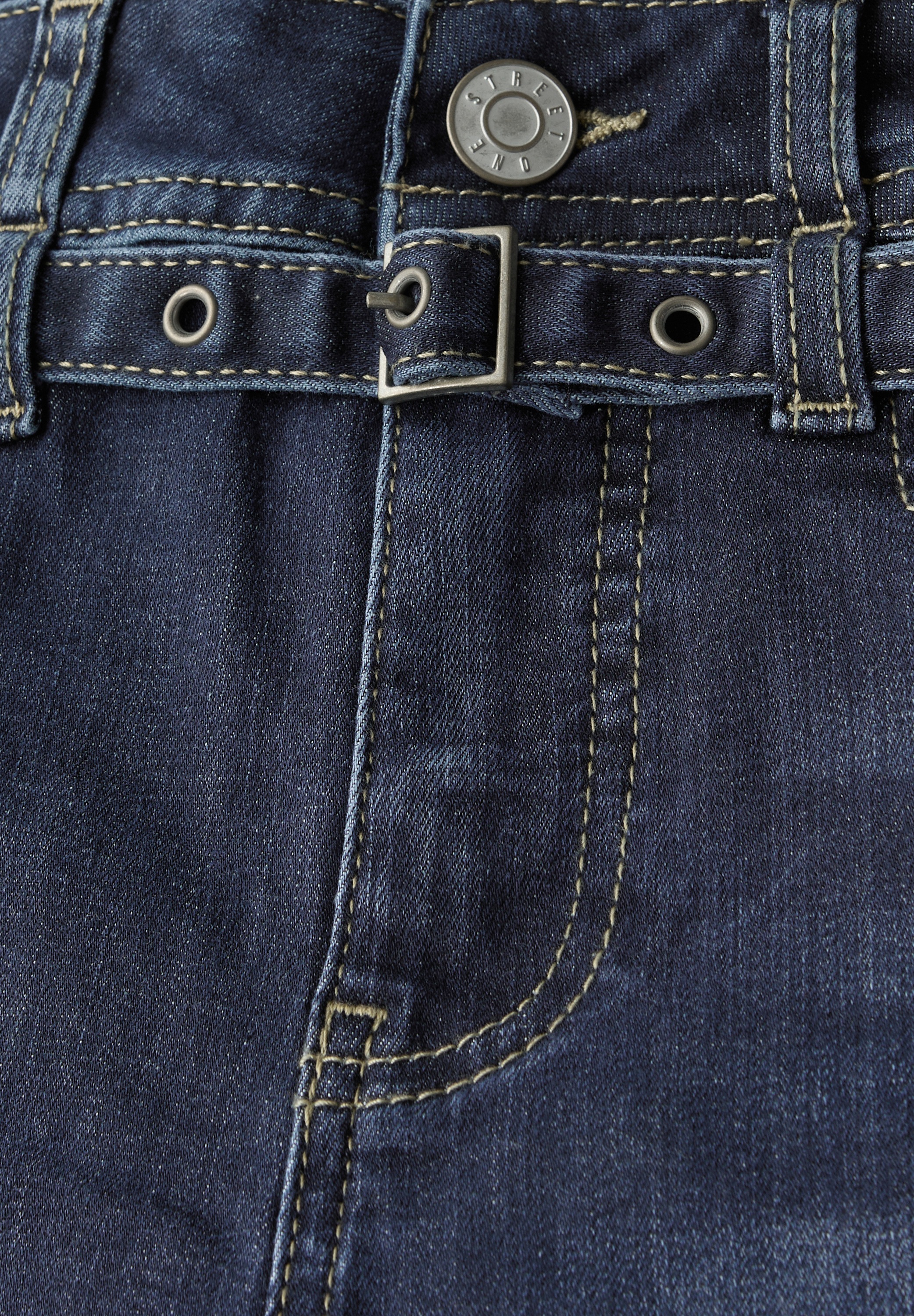 STREET ONE Loose-fit-Jeans, High Waist