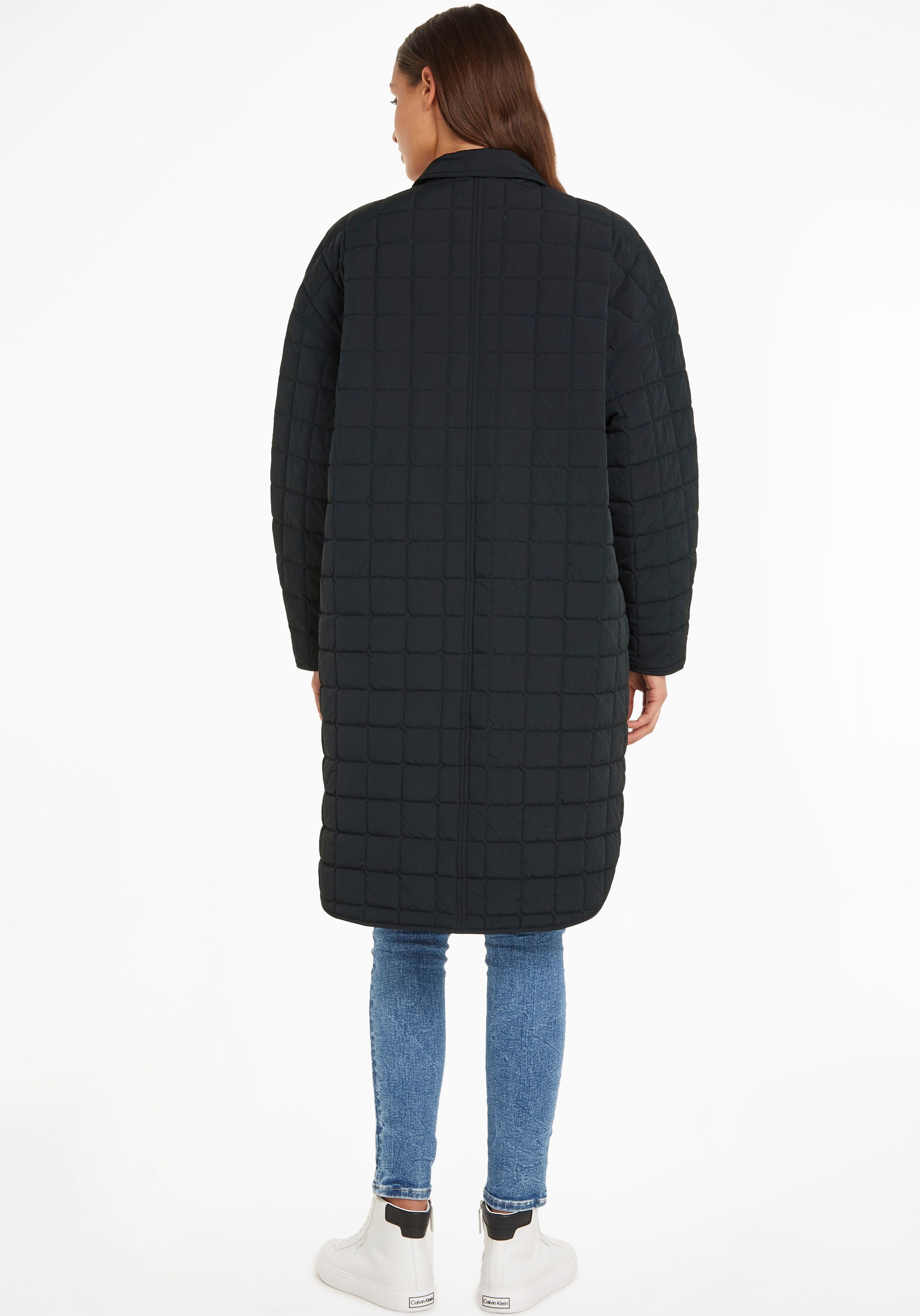 Calvin Klein Jeans Steppmantel »LONG QUILTED UTILITY COAT« für bestellen |  BAUR