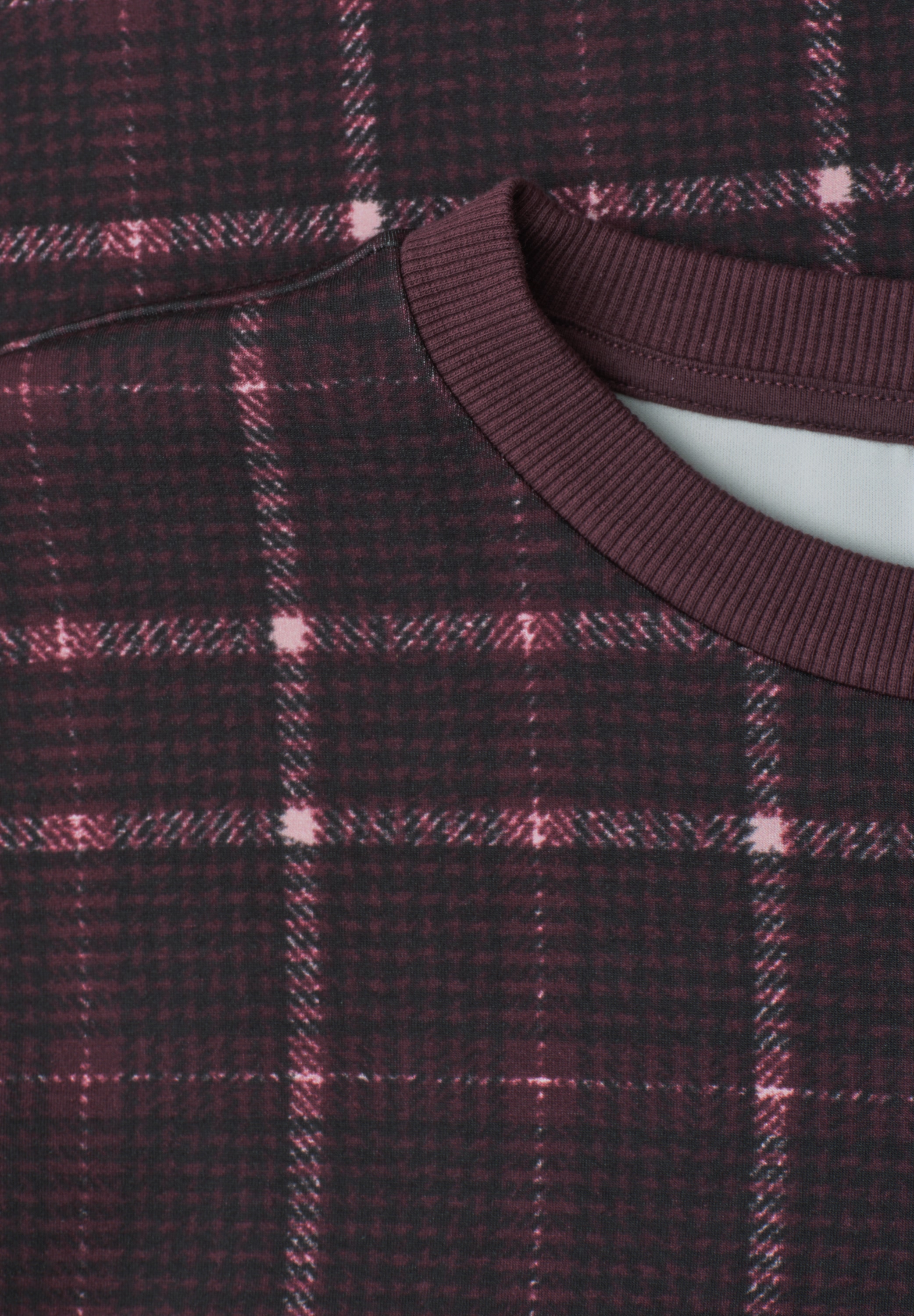 STREET ONE Sweatshirt , mit Karomuster
