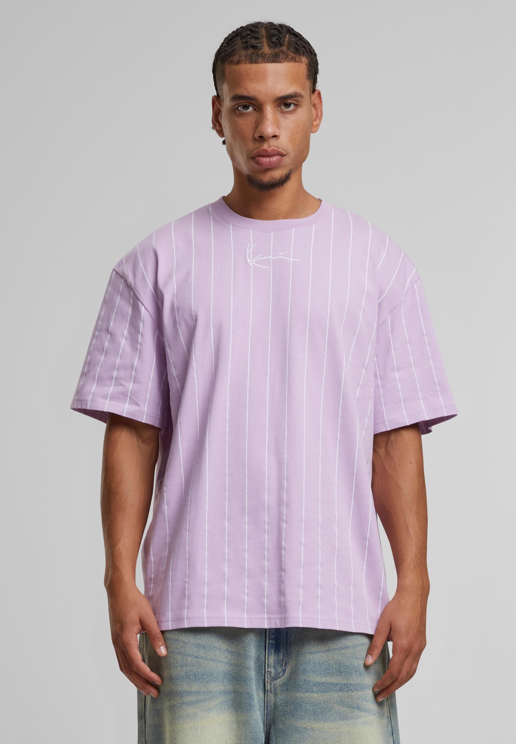 Karl Kani T-Shirt »Karl Kani Small Signature Essential Pinstripe Tee«, (1 tlg.)