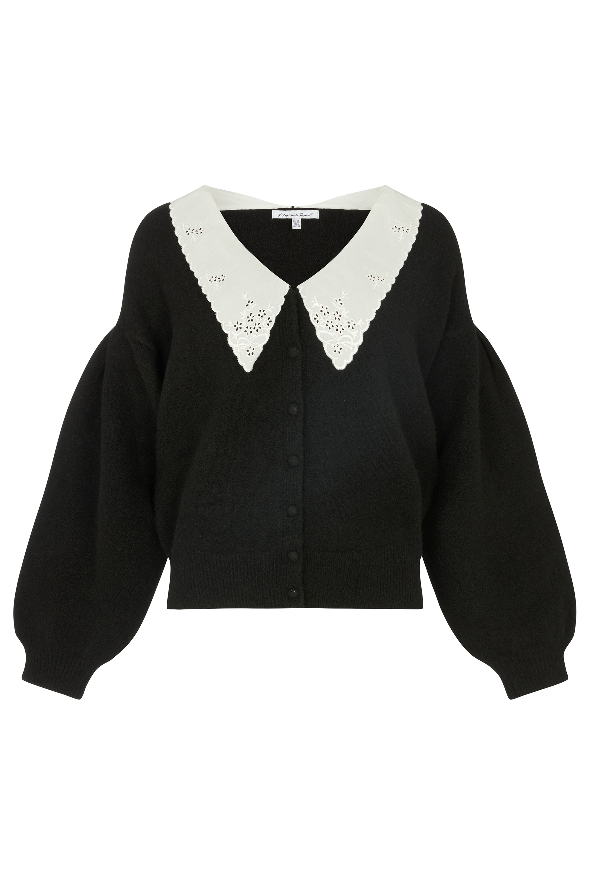 Lily and Lionel Strickjacke "Suzzanna Embroidered Collar Cardigan Damen" günstig online kaufen