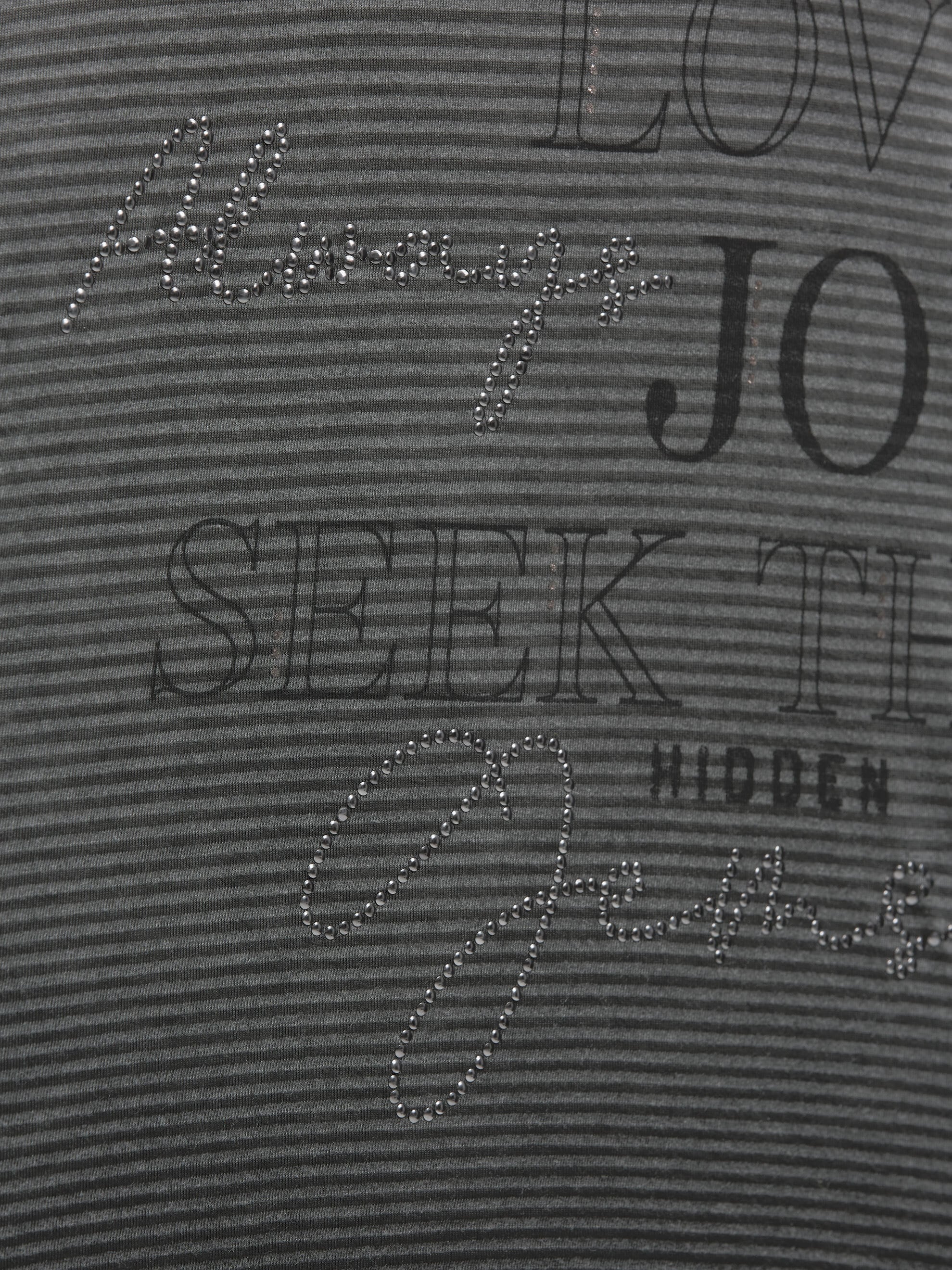 SOCCX Langarmshirt mit Glitzersteinchen