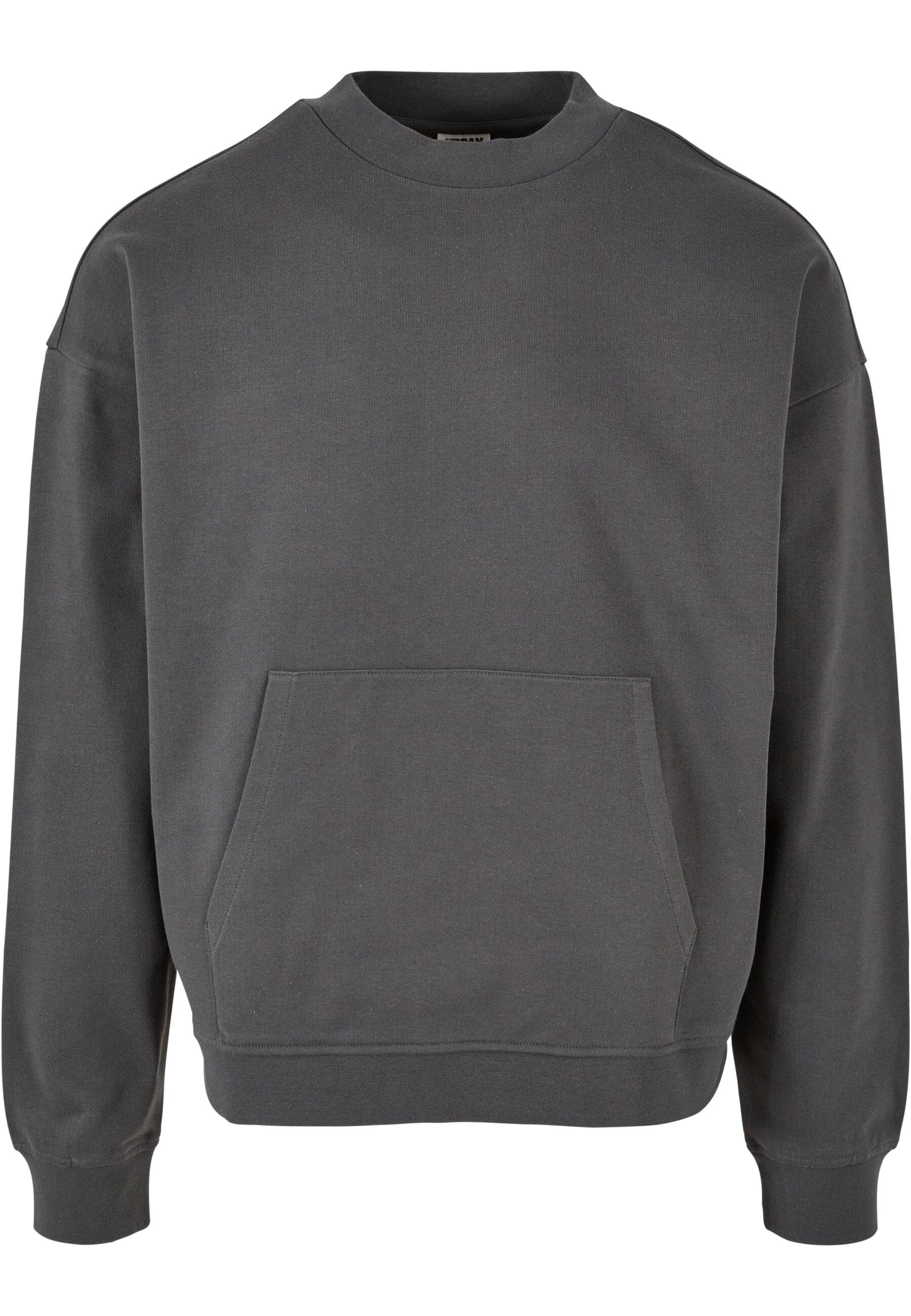 URBAN CLASSICS Rundhalspullover "Urban Classics Herren Boxy Pocket Crew", ( günstig online kaufen