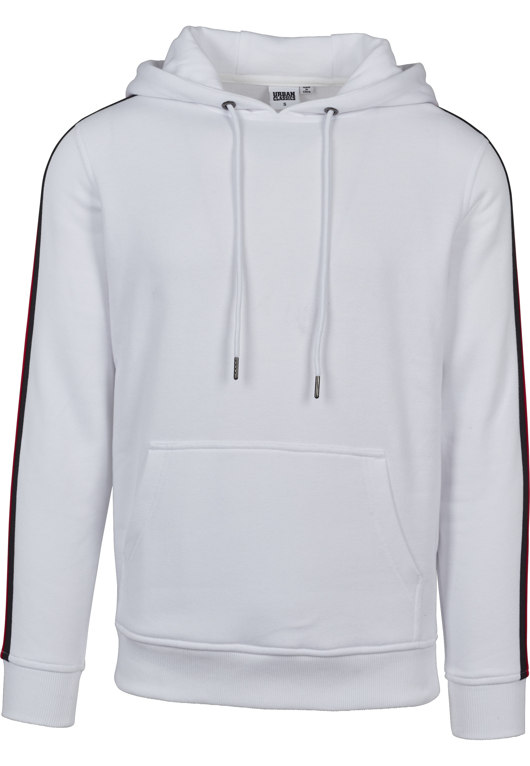 URBAN CLASSICS Kapuzensweatshirt "Urban Classics Herren Stripe Shoulder Hoo günstig online kaufen