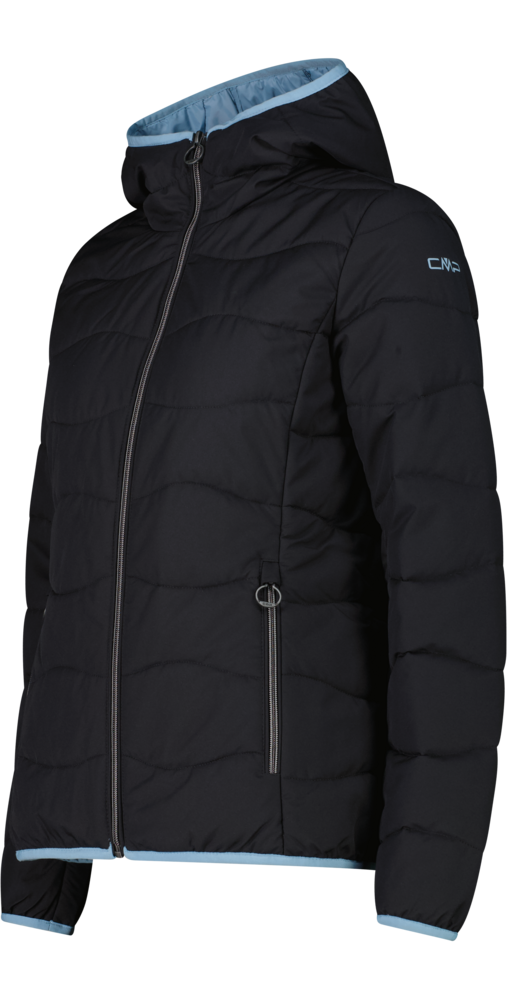 CMP Steppjacke »WOMAN JACKET FIX HOOD« mit Kapuze winddicht, wasserabweisend, atmungsaktiv
