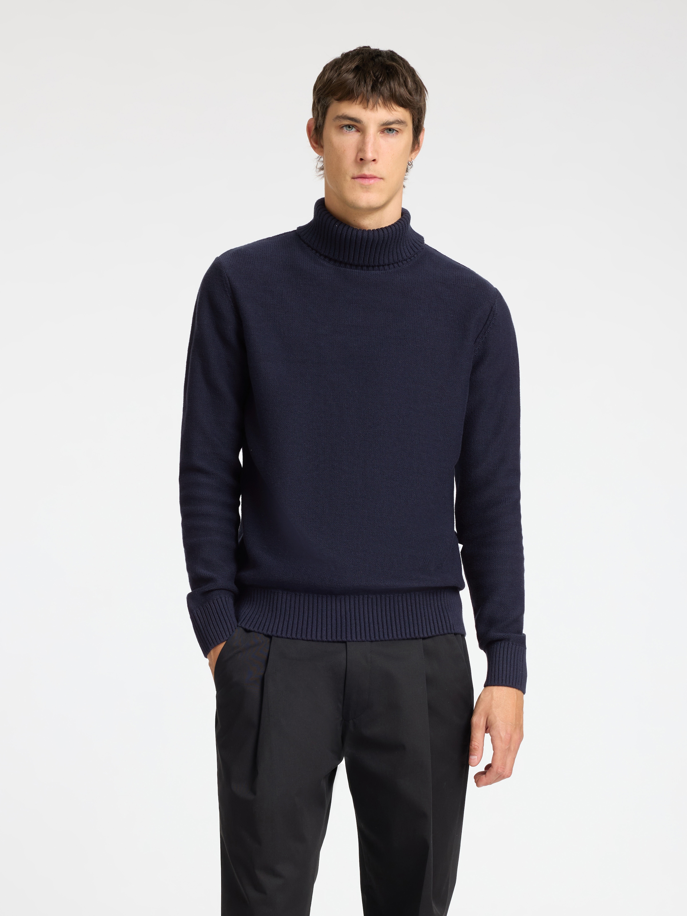 SELECTED HOMME Rollkragenpullover »SLHAXEL LS KNIT ROLL NECK NOOS«