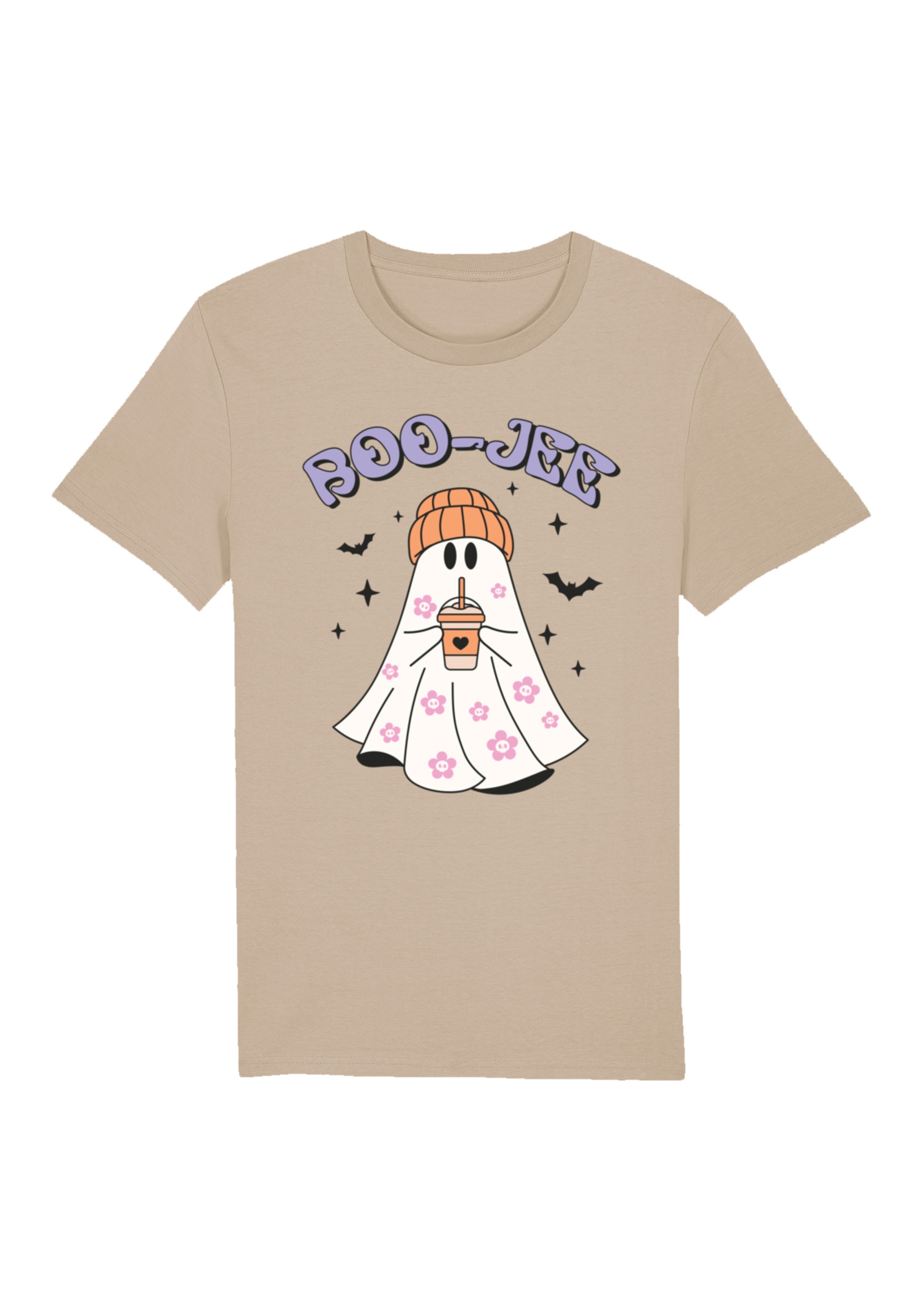 F4NT4STIC T-Shirt "Retro Halloween Boo Jee Coffee", Premium Qualität, Hallo günstig online kaufen