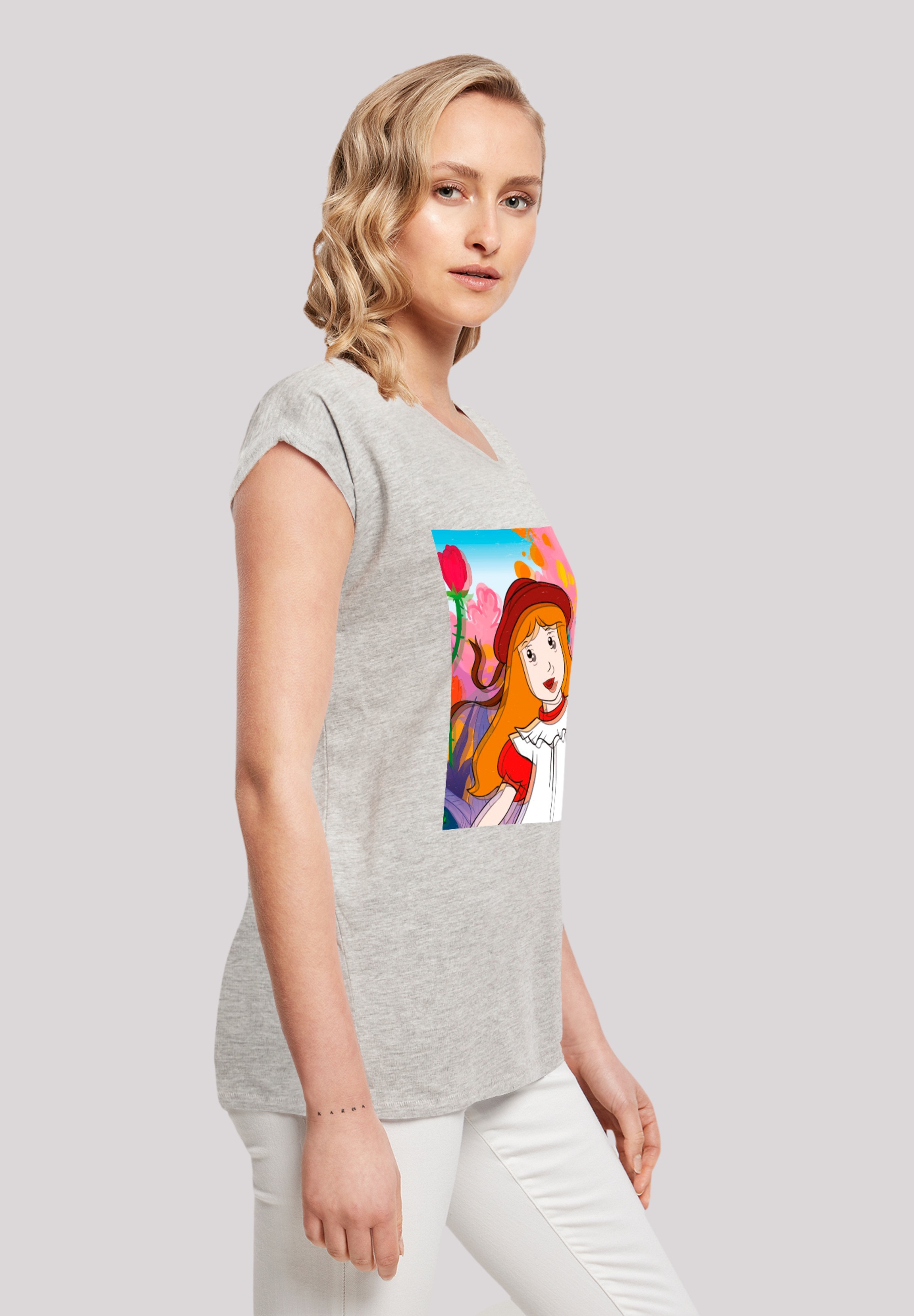 F4NT4STIC T-Shirt »Alice im Wunderland Double Alice«, Retro, Heroes of Childhood, TV Serie