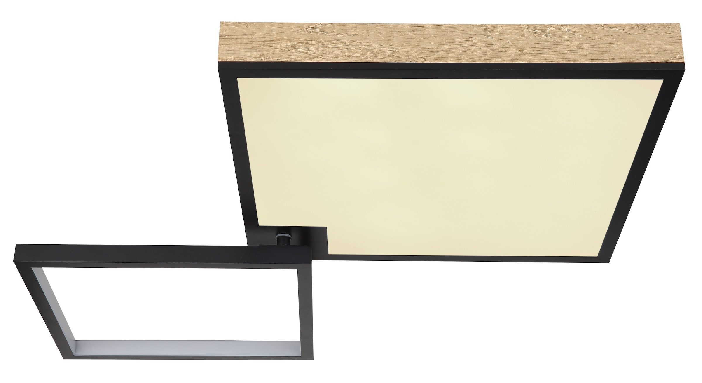 GLOBO LIGHTING LED Deckenleuchte »JACKY«, Leuchtmittel LED-Modul | LED fest integriert, Deckenlampe/Quadrat/Wohnzimmer/Schlafzimmer/elegant/Dreh-/Schwenkbar