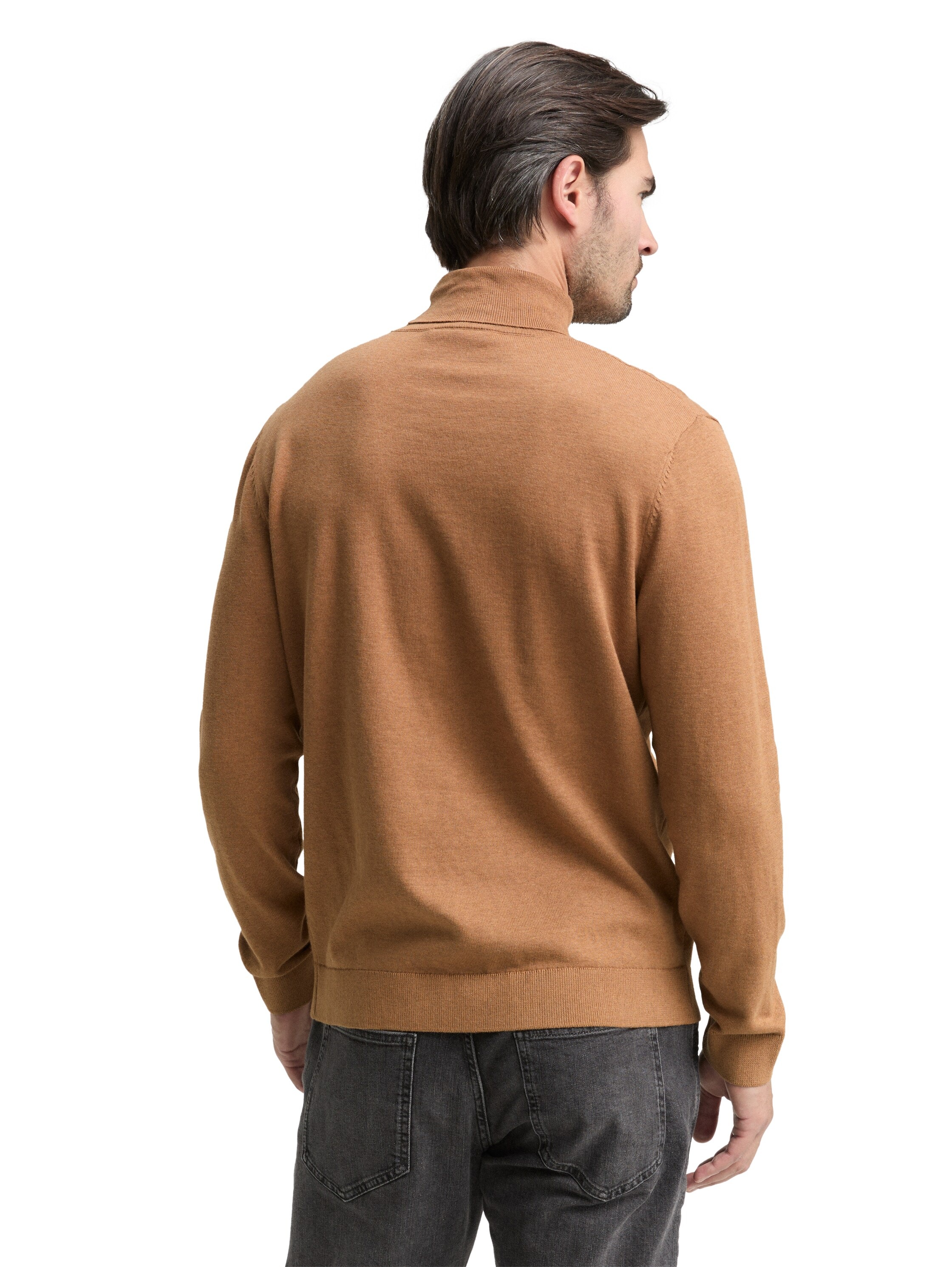 TOM TAILOR Rollkragenpullover im Strick-Design günstig online kaufen