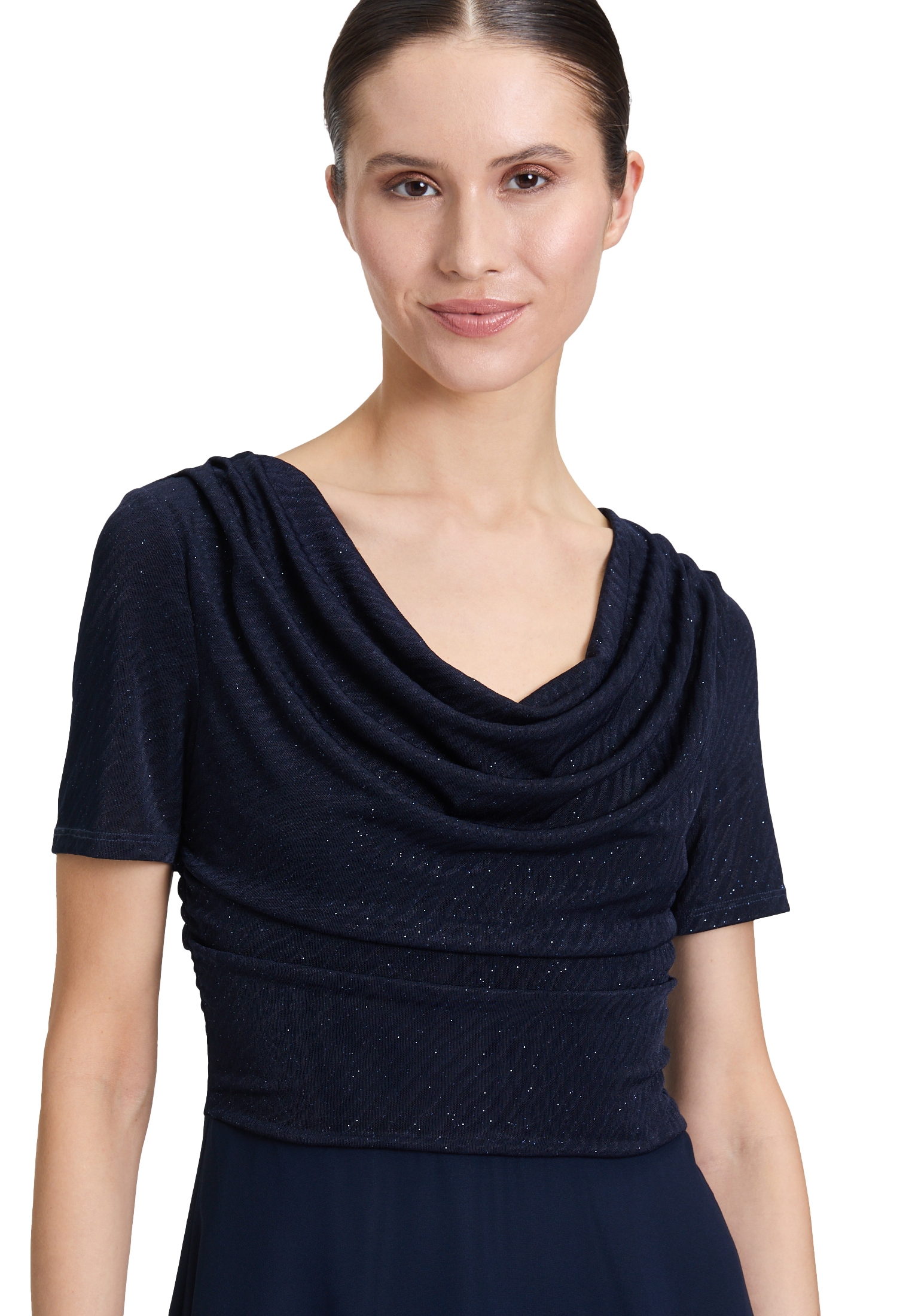 Vera Mont Cocktailkleid »Vera Mont Cocktailkleid im Glitzer-Look«, Materialmix