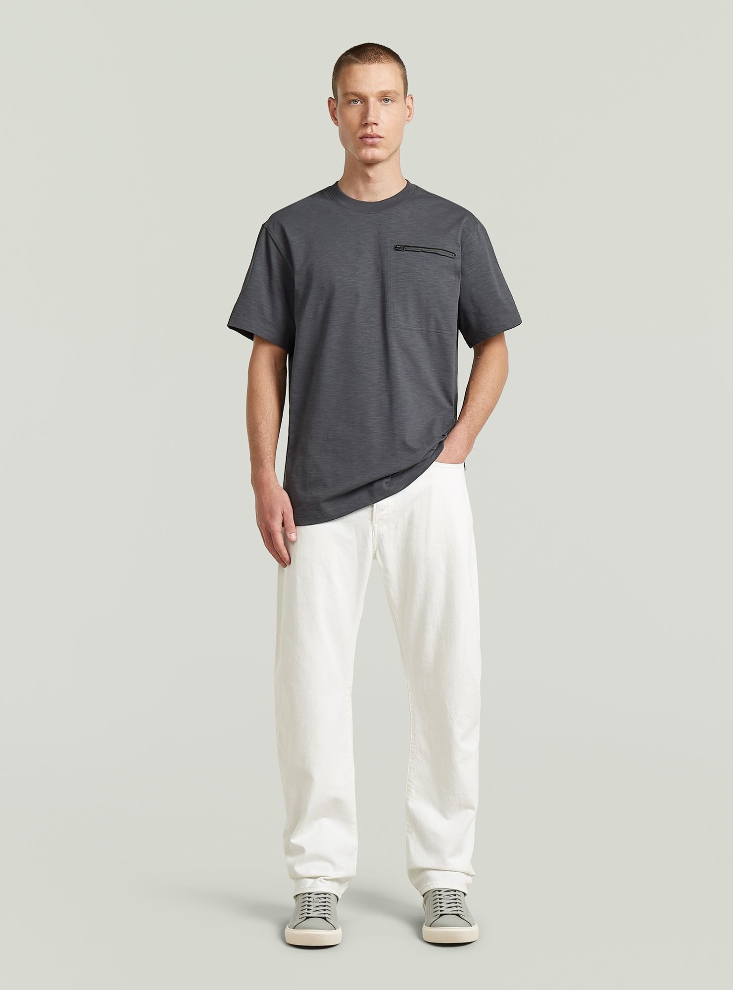 G-STAR T-Shirt »Distressed Zip Pocket T-Shirt«