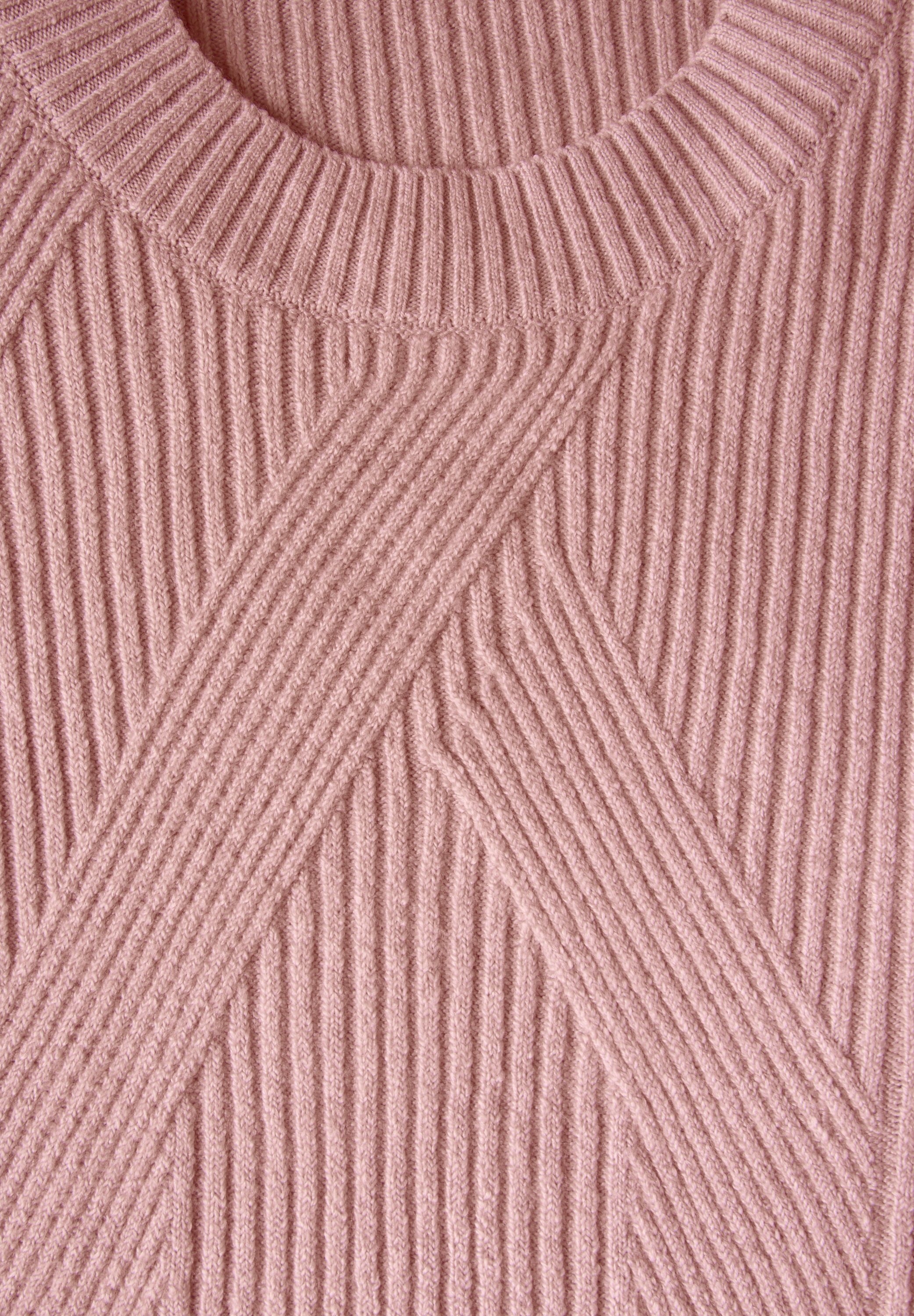 STREET ONE Strickpullover, mit Stehkragen