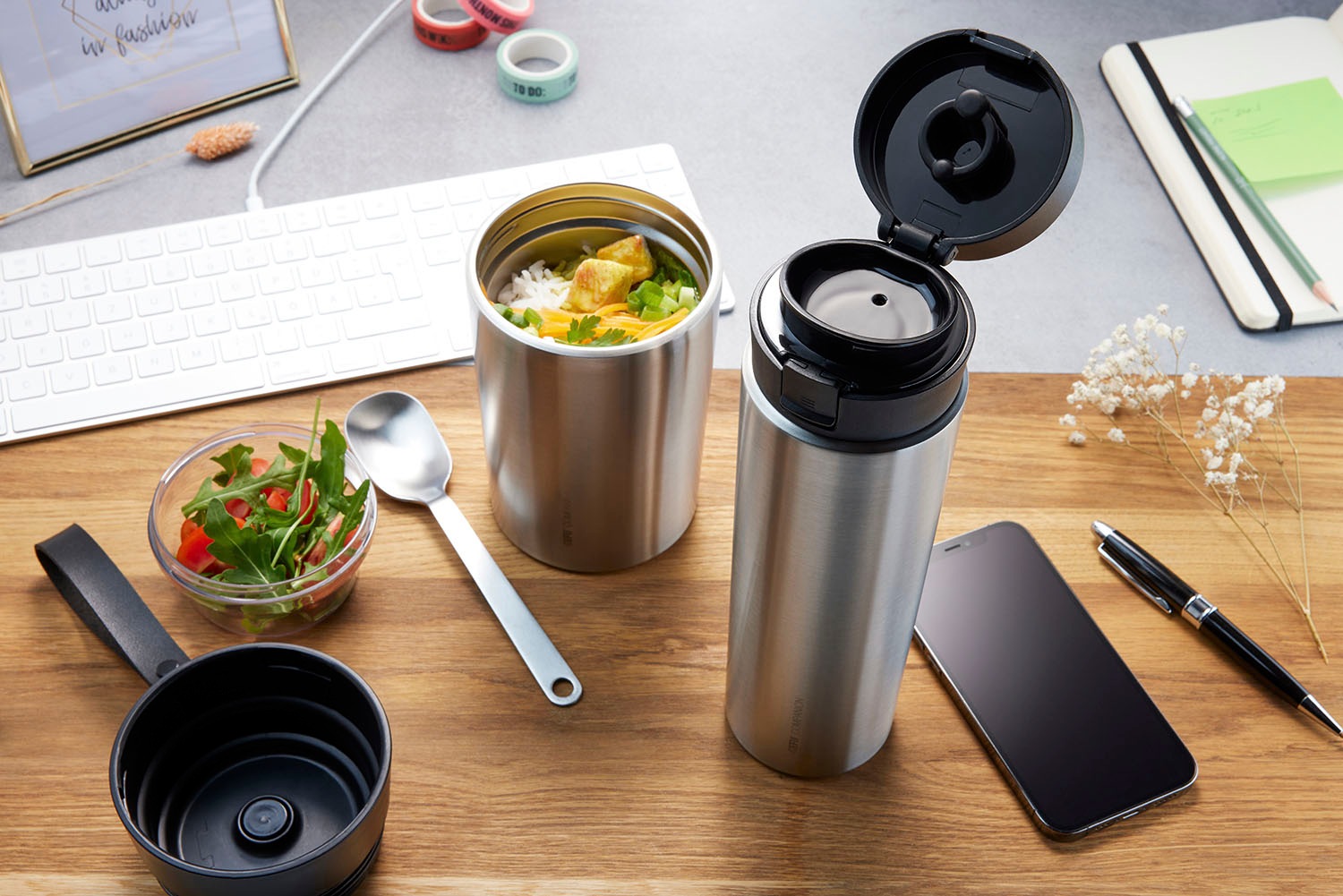 GEFU Thermoflasche "COMPANION" Doppelwandig vakuumisoliert: hält 6 Std. war günstig online kaufen