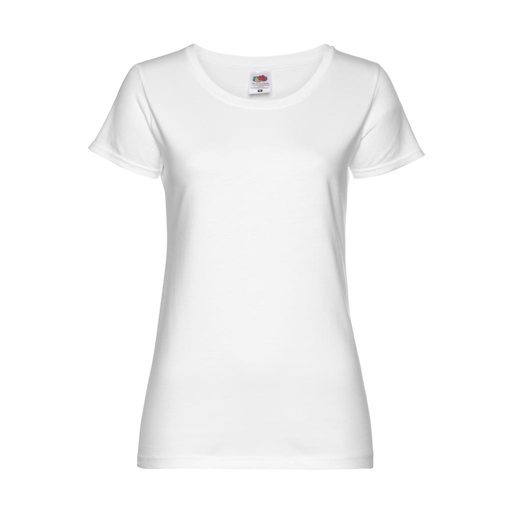 Fruit of the Loom Rundhalsshirt »Lady Fit Premium«, (Packung, 2 tlg., 2er-Pack)