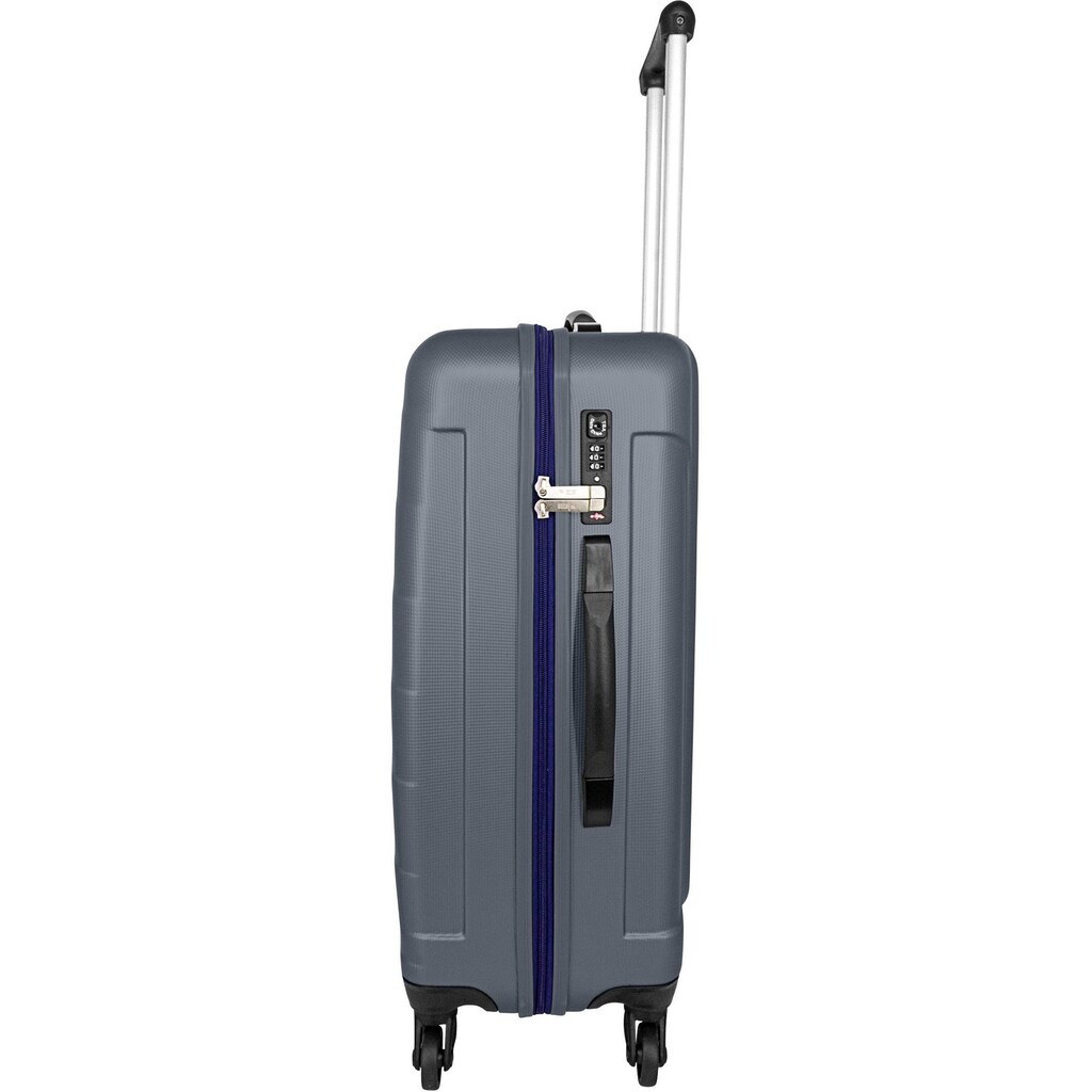 F23™ Hartschalen-Trolley »Wave 3.0, 68 cm, stahlblau«, 4 Rollen