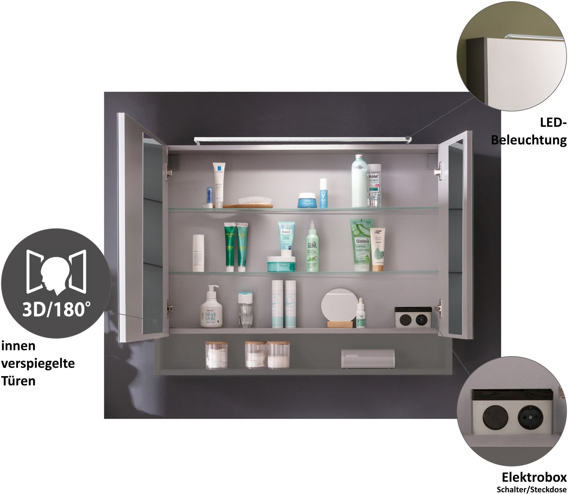 FACKELMANN Spiegelschrank