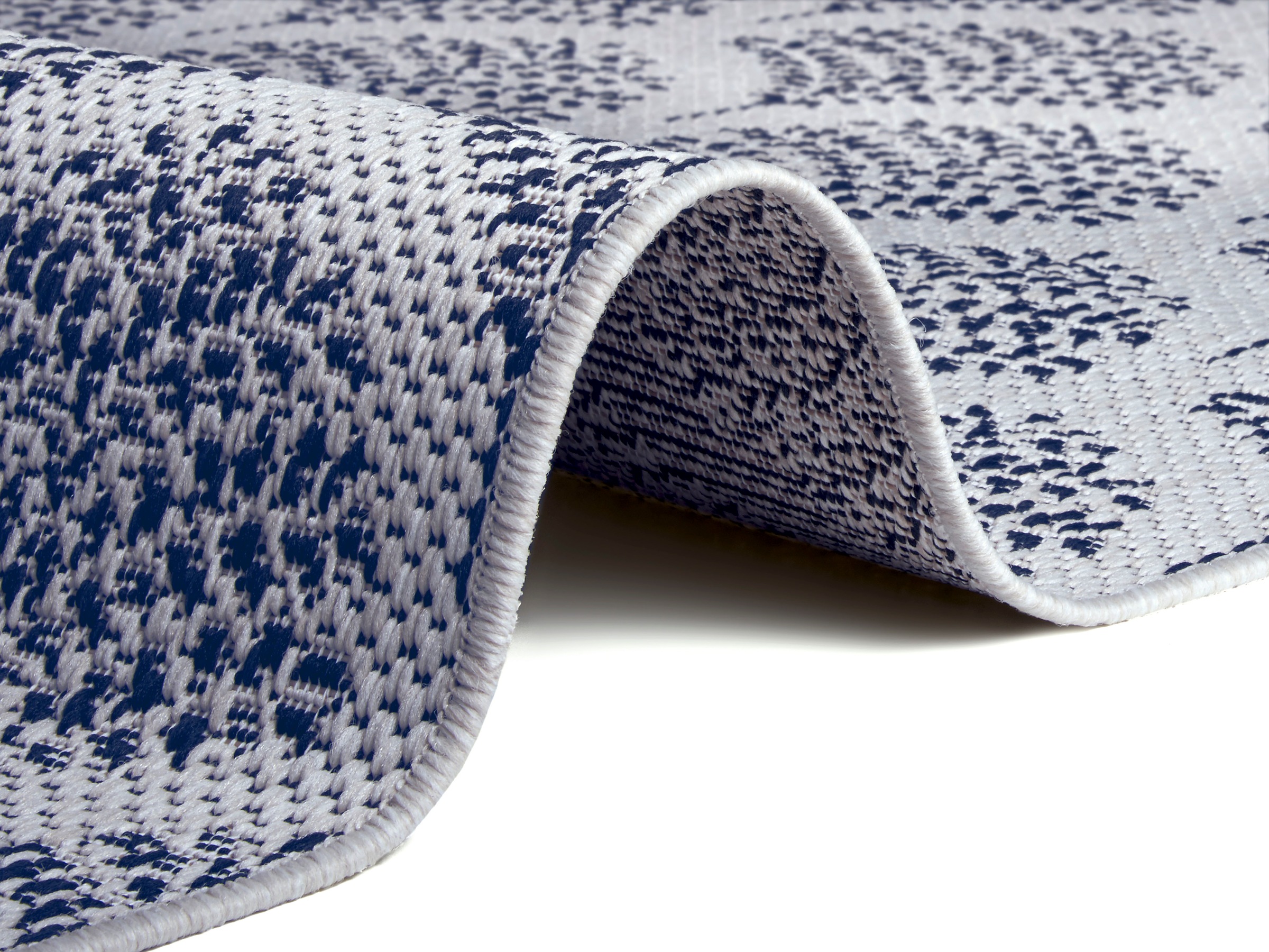 my home Teppich »Maren«, rechteckig, 3 mm Höhe, In- und Outdoor-Teppich, Strapazierfähig und pflegeleicht, Flachgewebe