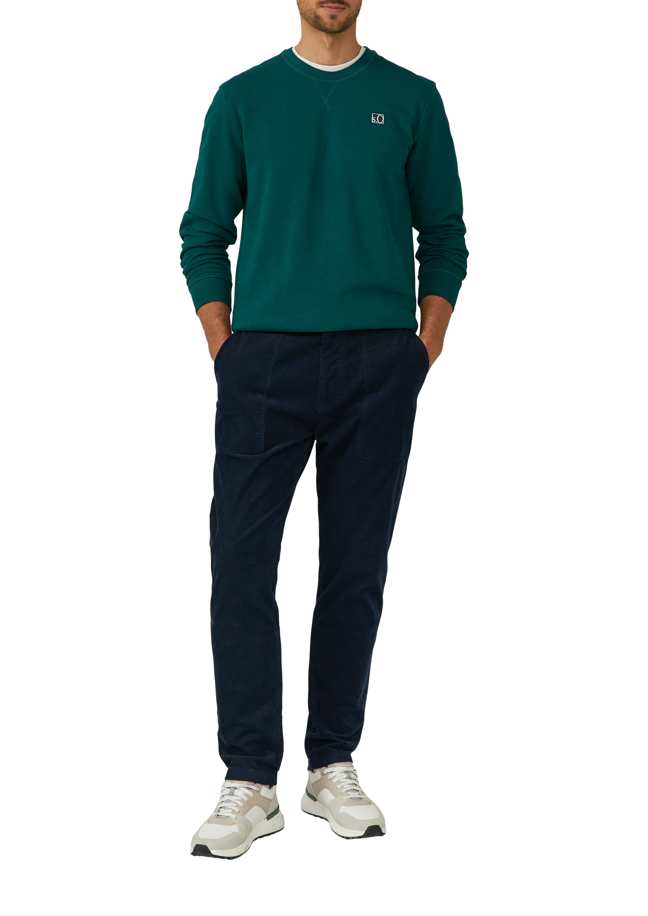 s.Oliver Sweatshirt, mit Logo Stickerei günstig online kaufen