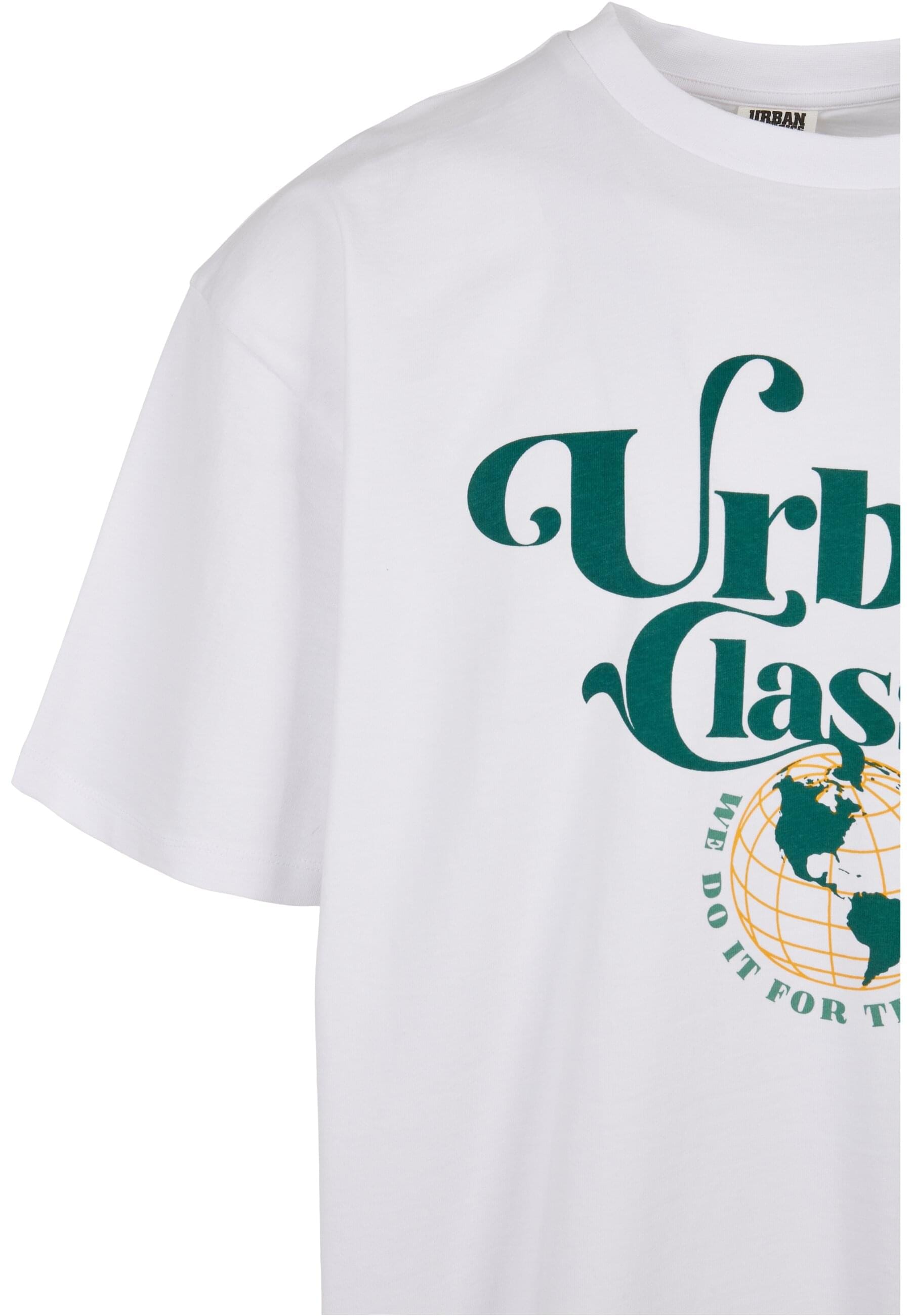 URBAN CLASSICS T-Shirt »Urban Classics Herren Organic Globe Logo Tee«, (1 tlg.)