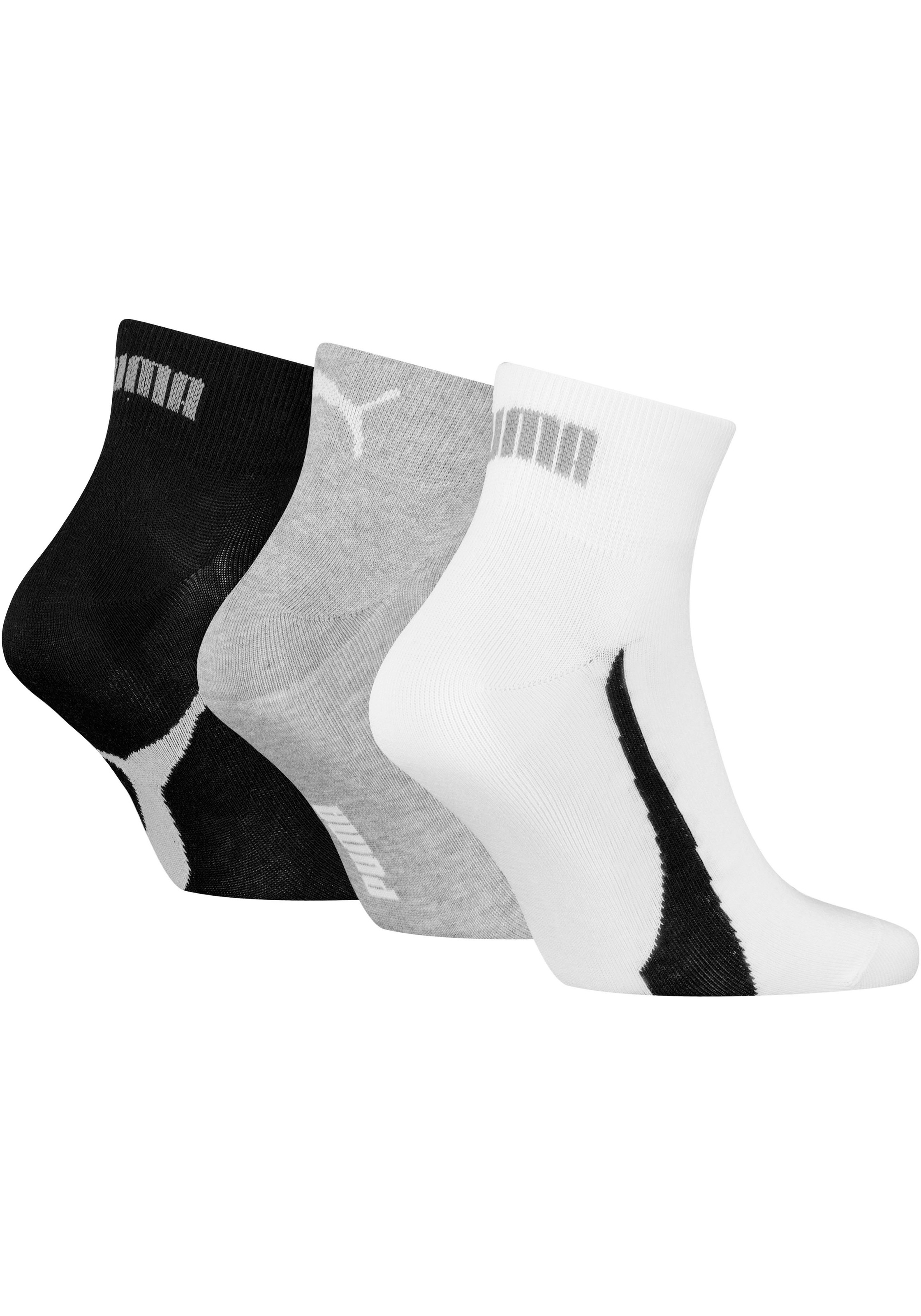 PUMA Kurzsocken "PUMA UNISEX LIFESTYLE QUARTER 3P" 3 Paar, 3 Paar tlg. mit günstig online kaufen