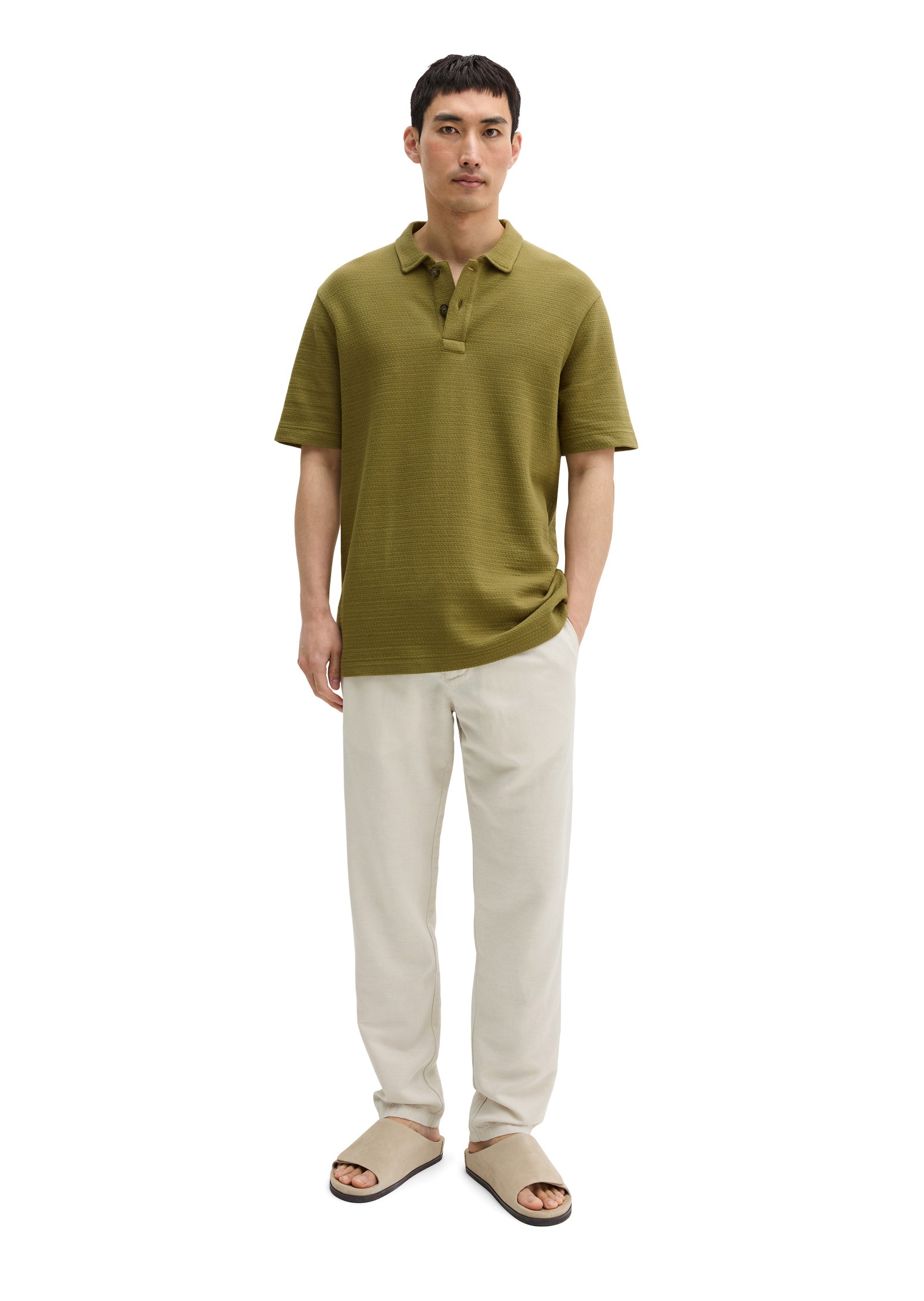 Marc O'Polo Poloshirt »mit feiner Struktur«