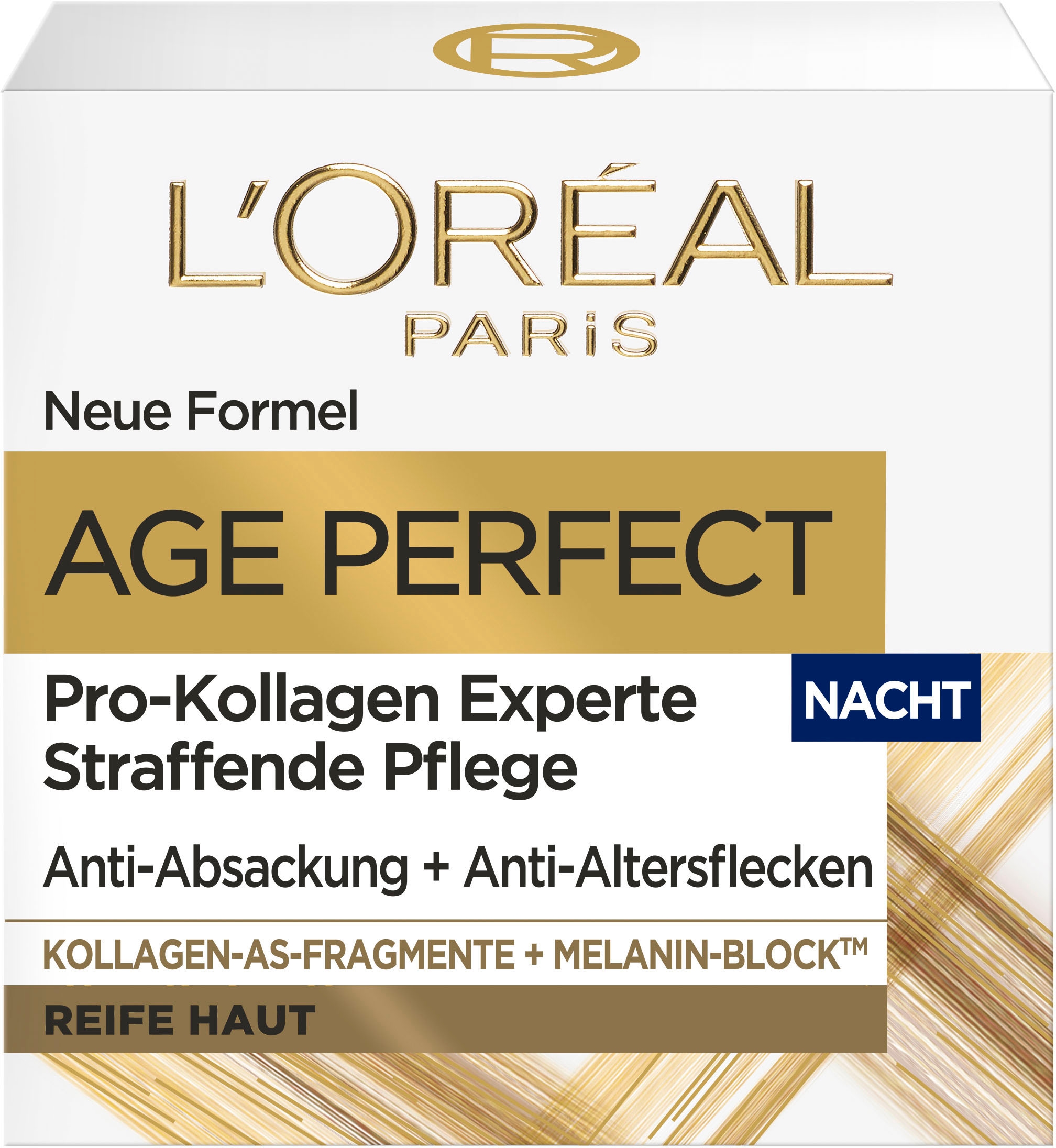 L'ORÉAL PARIS Nachtcreme »Age Perfect Pro-Kollagen Nacht«, mit hoher Wirksamkeit