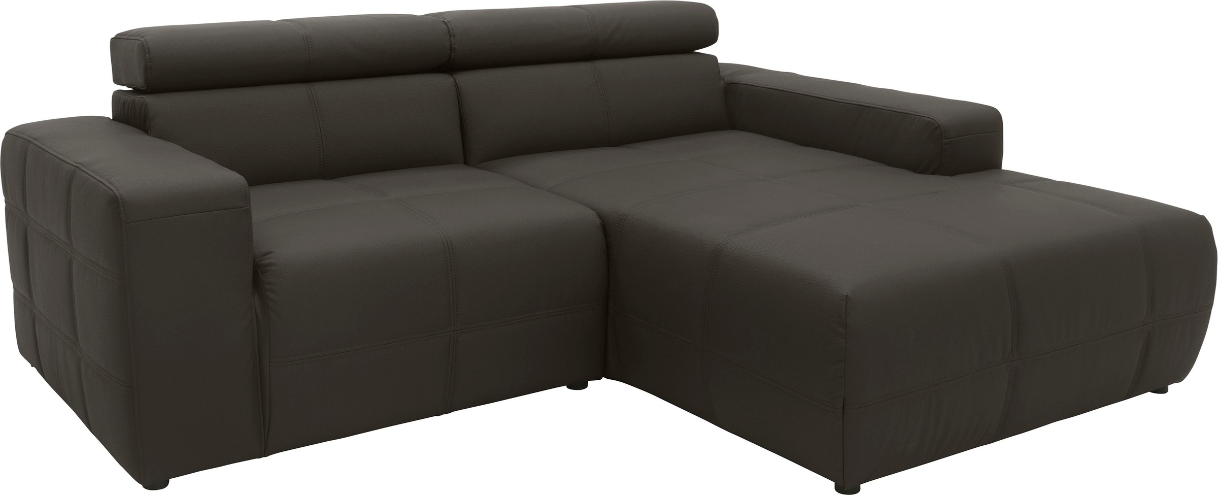 DOMO collection Ecksofa "Brandon Sitzbelastung 140 kg, kleine Ausführung B/ günstig online kaufen