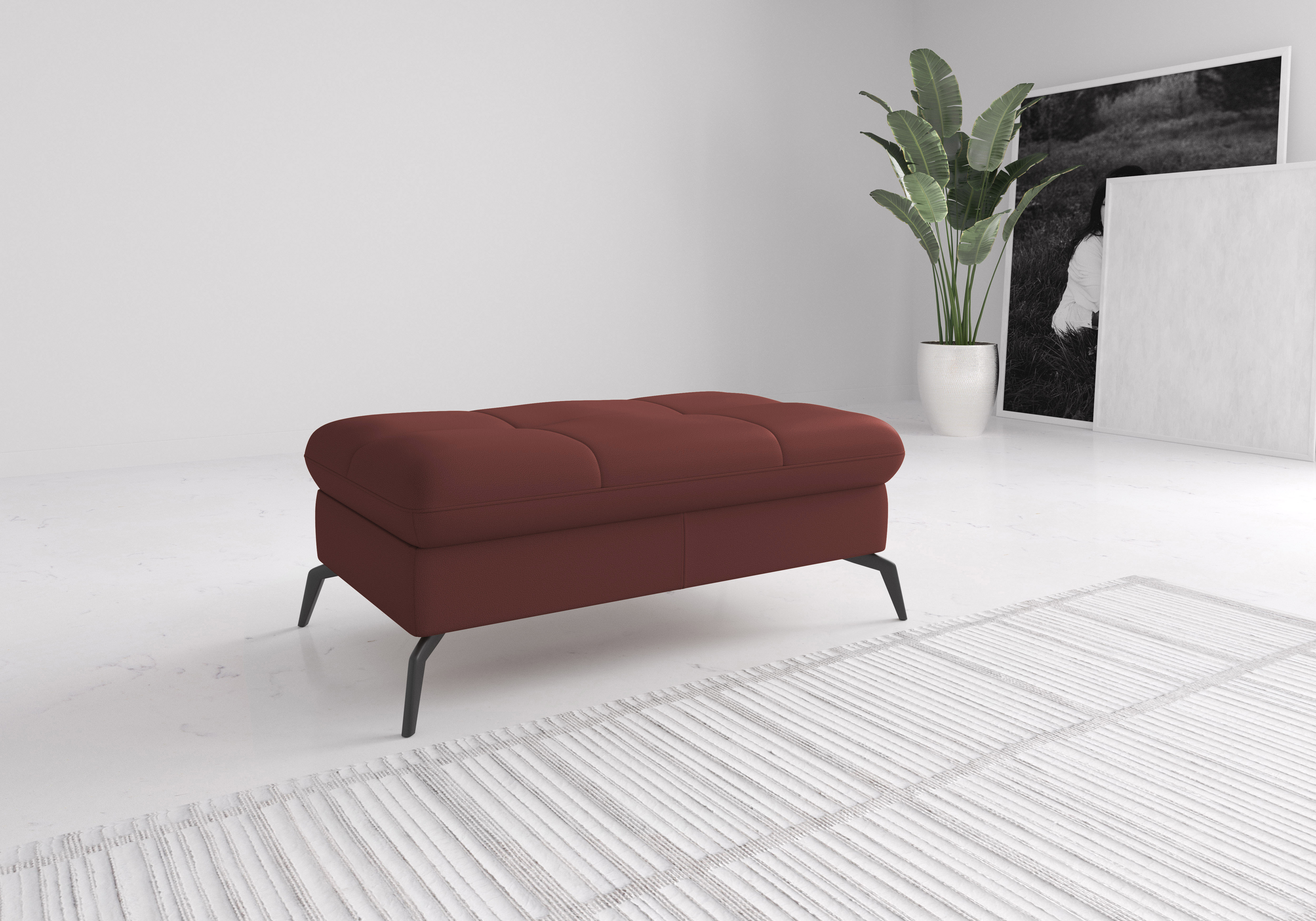 sit&more Polsterhocker "Amica" mit Stauraum