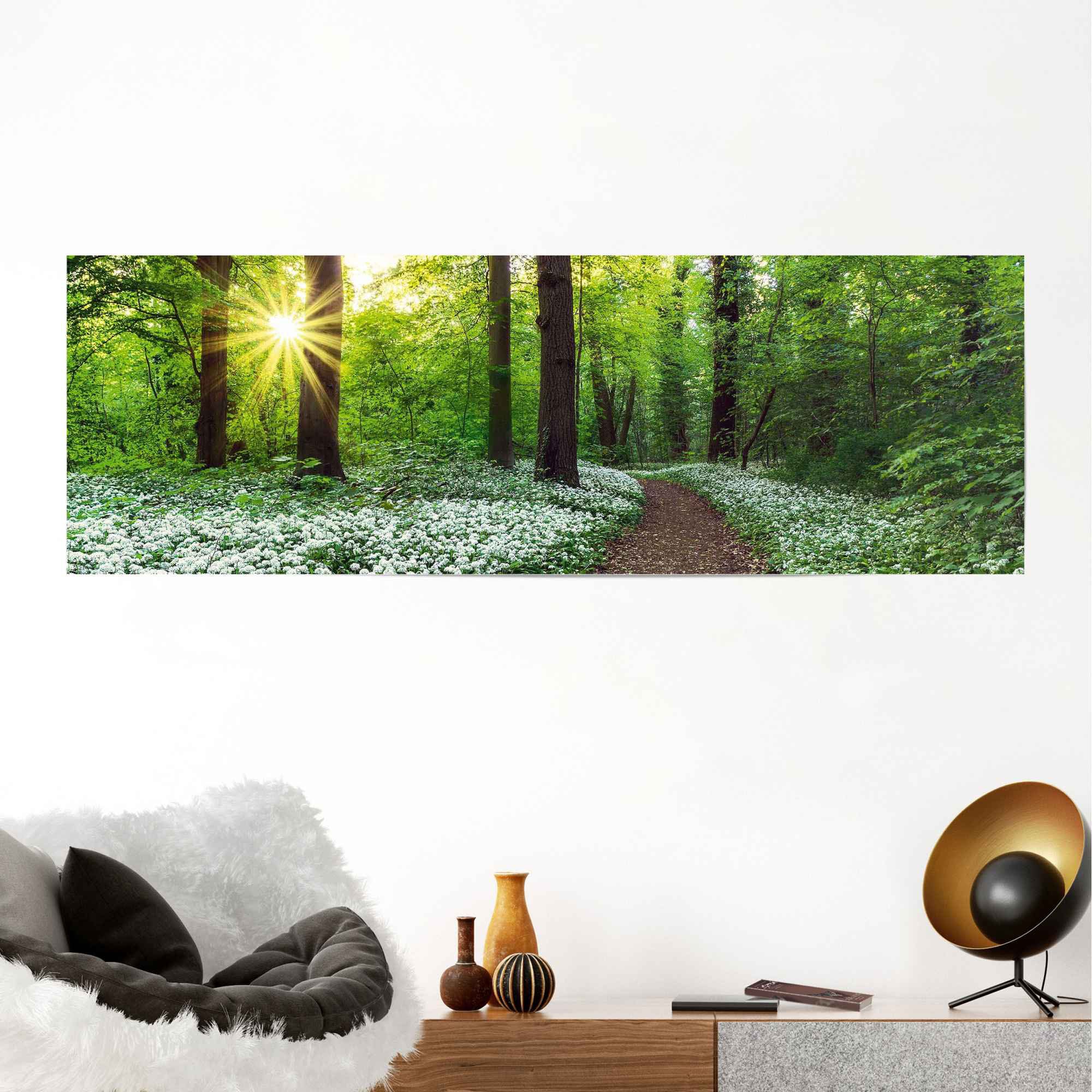 Reinders Poster "Waldlichtung Frühling", (1 St.) günstig online kaufen