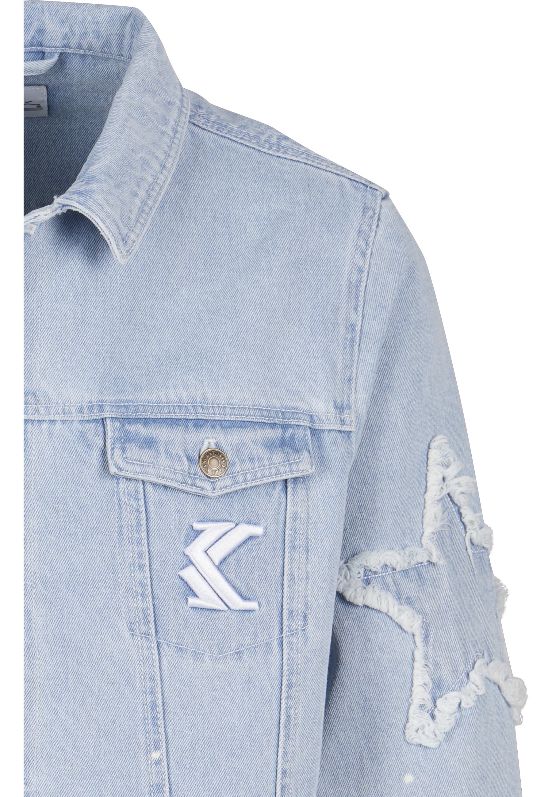 Karl Kani Jeansjacke »Karl Kani Herren« 1 Stk. tlg. ohne Kapuze